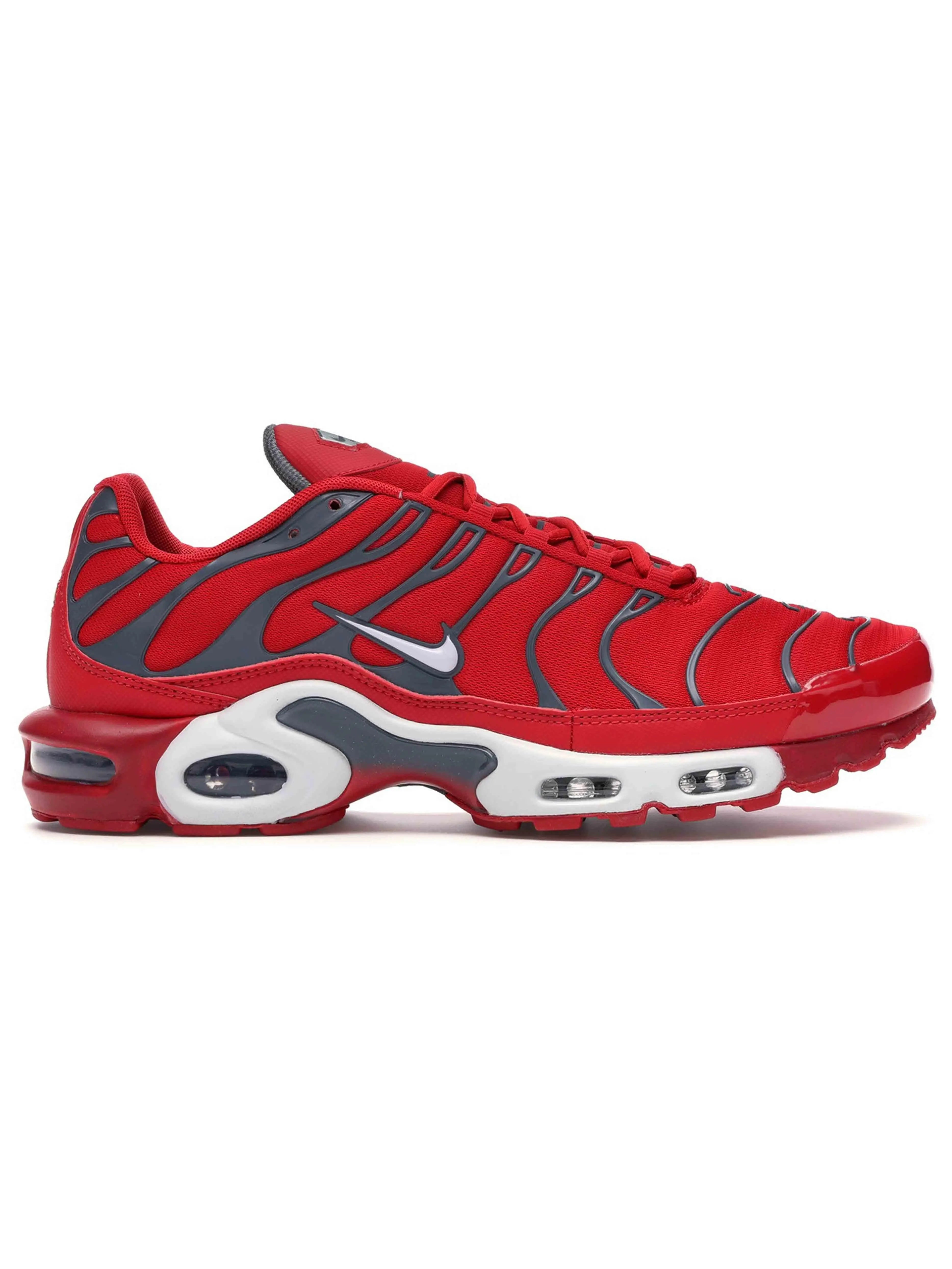 NIKE AIR MAX PLUS TN UNIVERSITY RED PURE PLATINUM - Prior