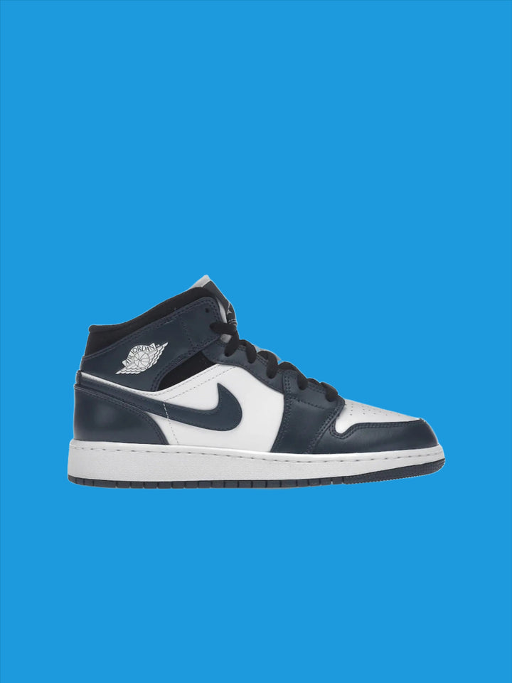 Nike Air Jordan 1 Mid Armory Navy (GS) in Auckland, New Zealand - Shop name