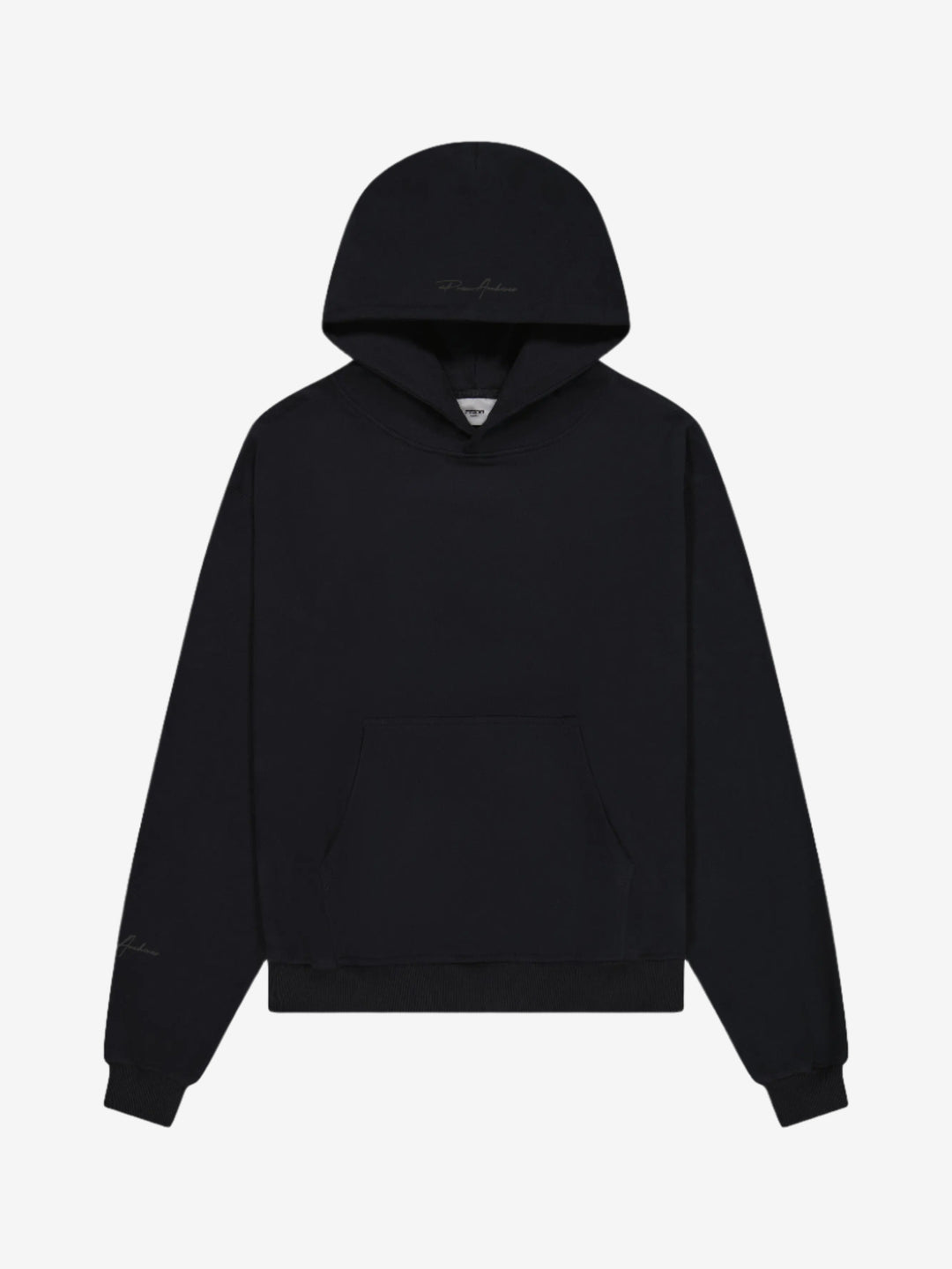 Prior Black Collection Embroidery Logo Oversized Hoodie Onyx in Auckland, New Zealand - Shop name