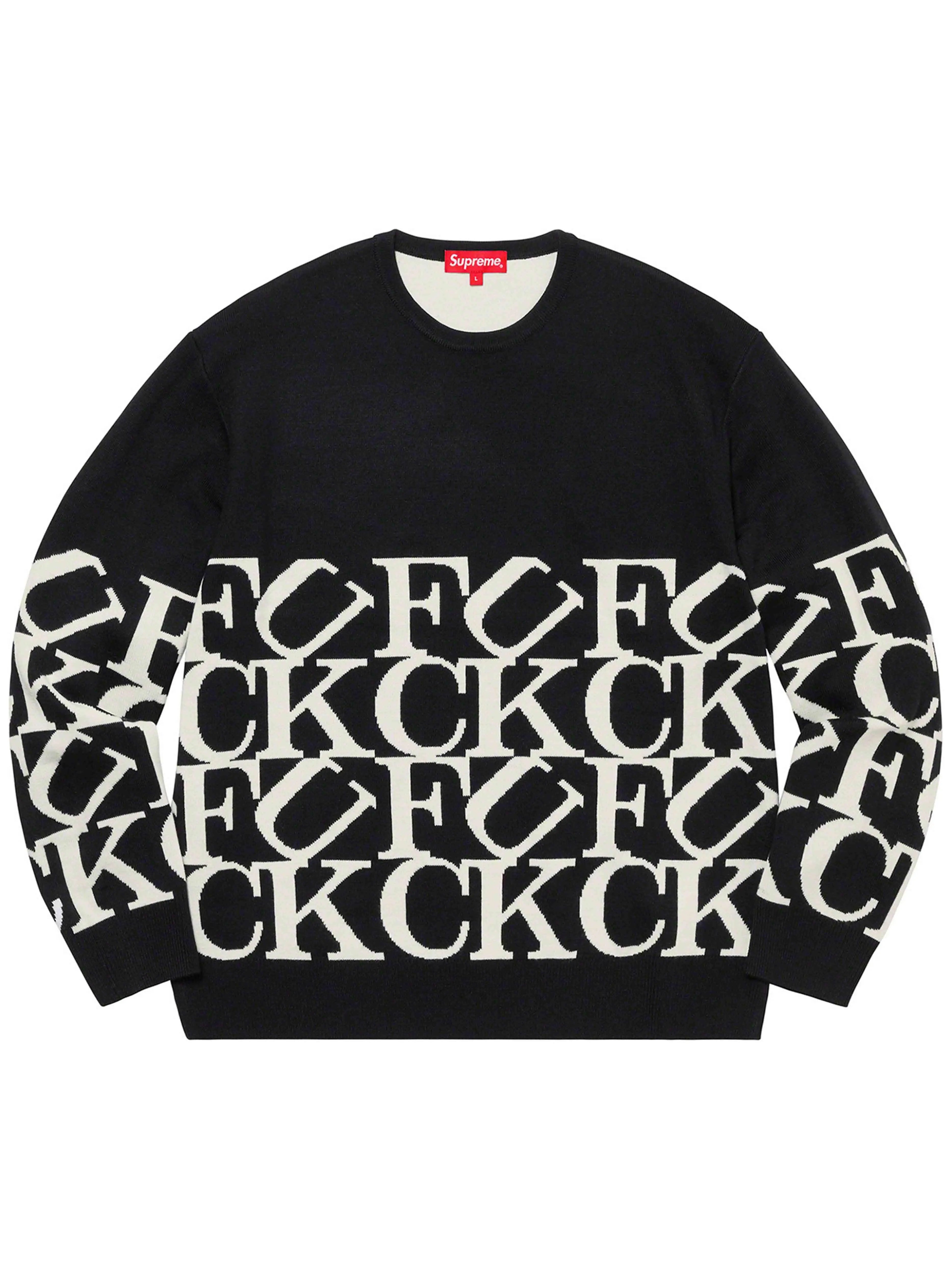 Supreme Fuck Sweater Black [FW20] in Auckland, New Zealand - Prior