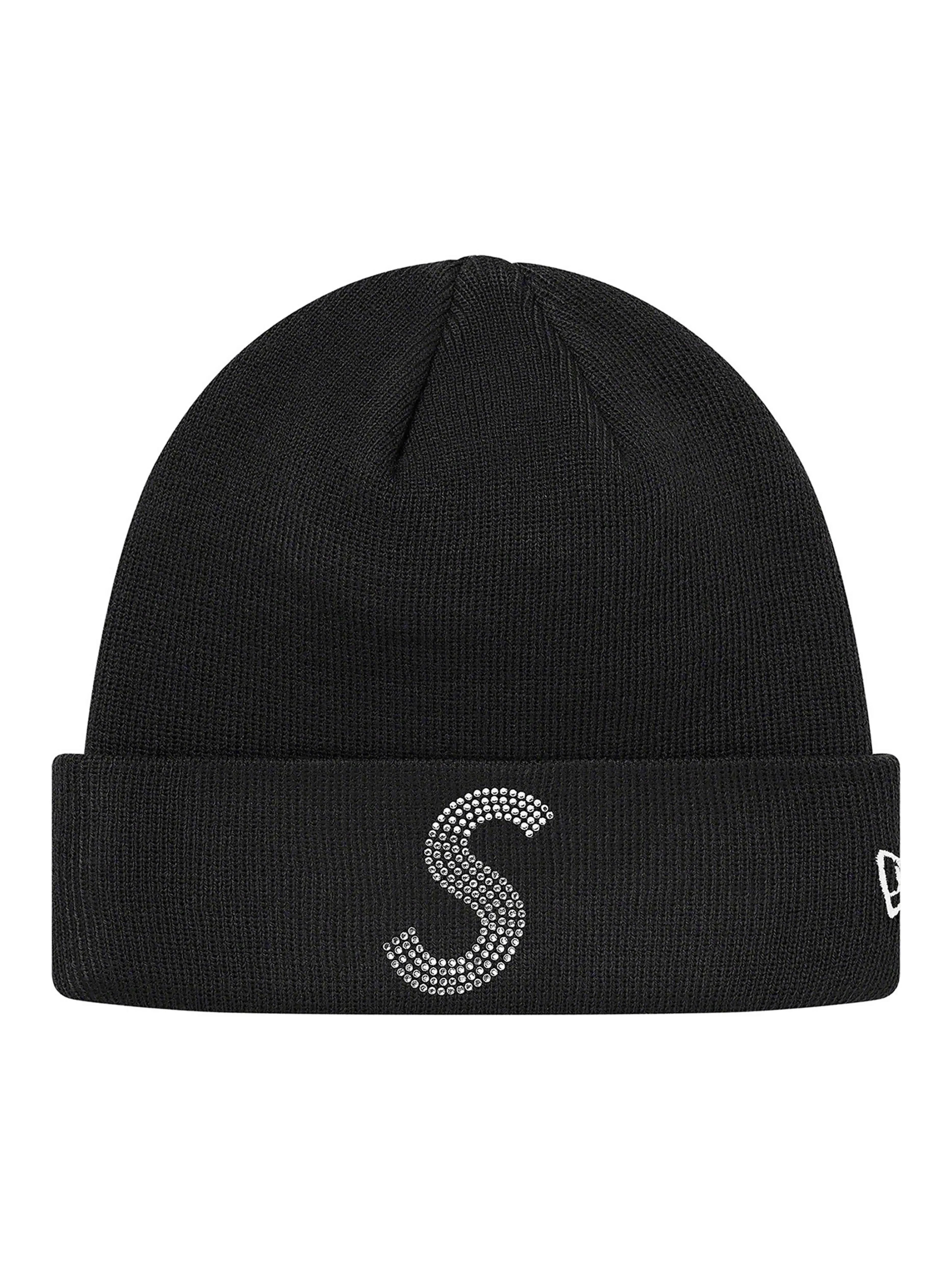 Supreme New Era Swarovski S Logo Beanie Black SS21 Streetwear Prior