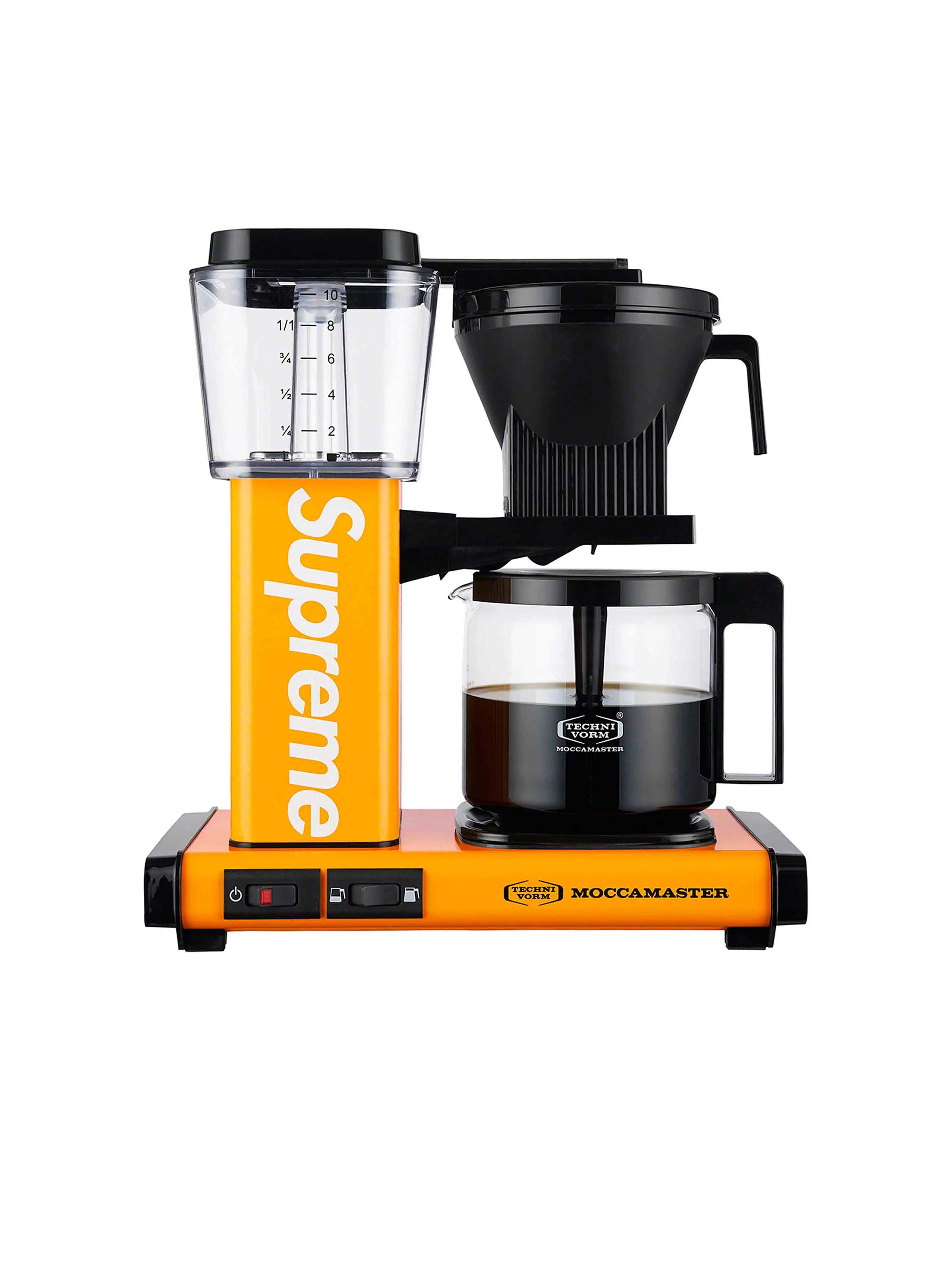 Supreme Moccamaster KBGV Select Coffee Maker Yellow US Plug FW22 Prior