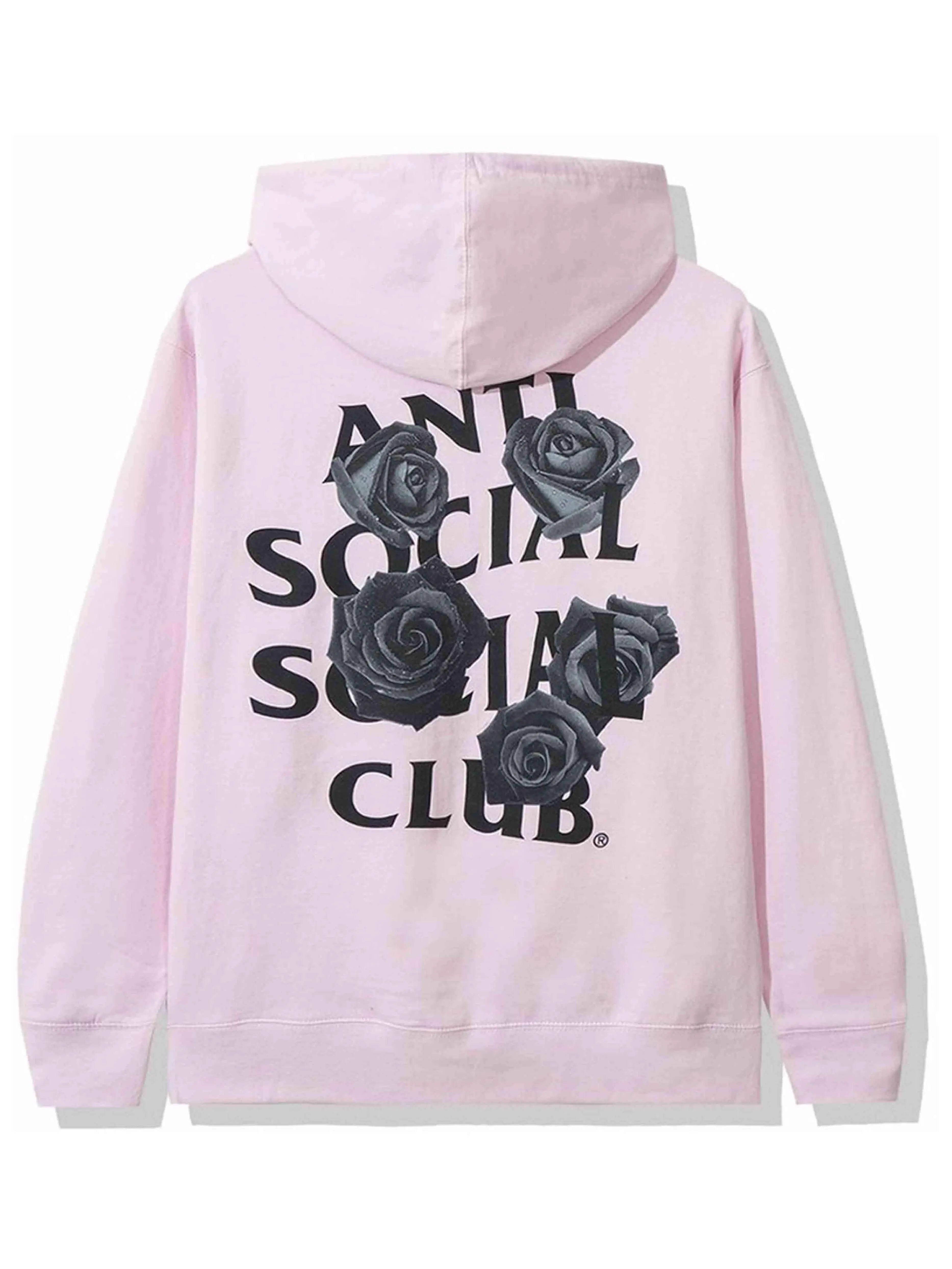 Anti Social Social Club Bat Emoji Hoodie Pink Streetwear Auckland Prior