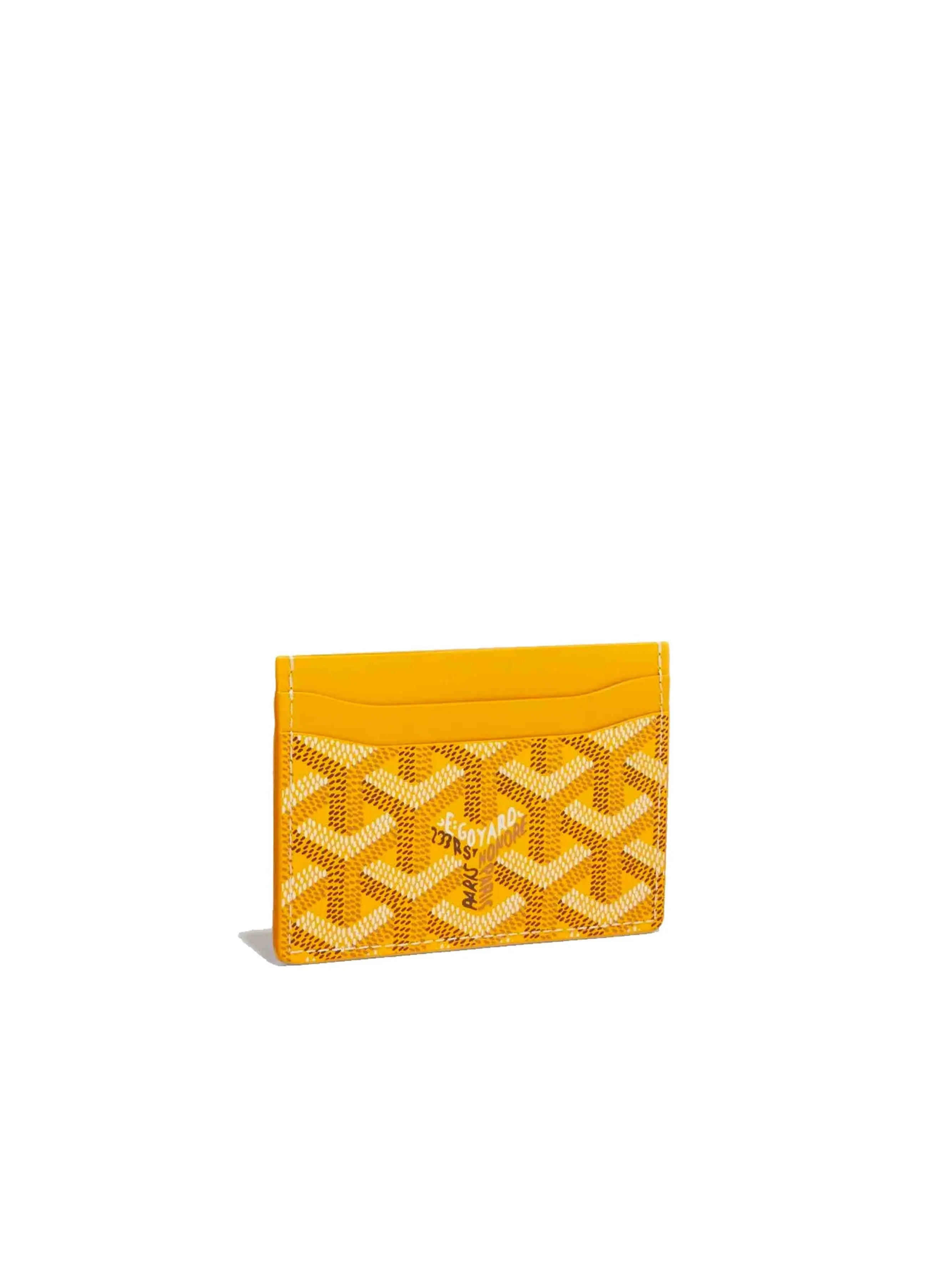 Goyard Saint-Sulpice Card Wallet - Yellow Aunthentic