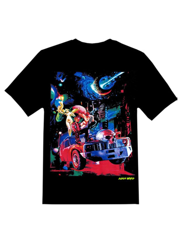 Juice Wrld x Vlone Cosmic Racer T-Shirt Black Prior
