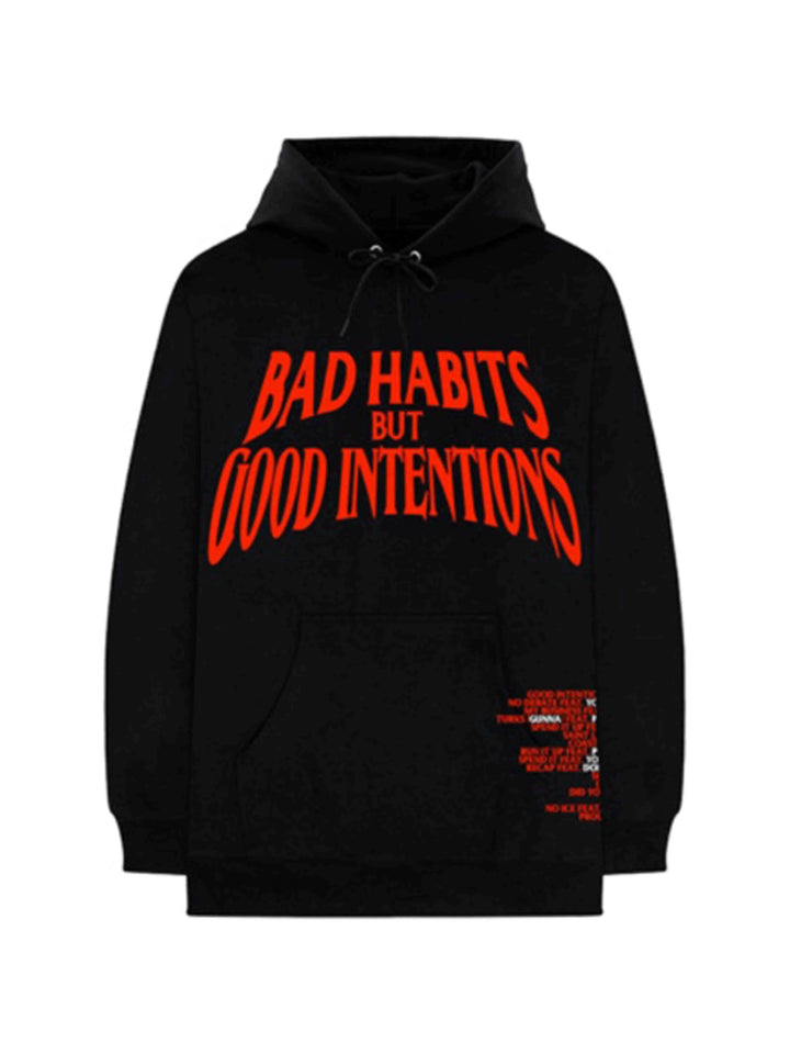 Nav X Vlone Bad Habits Hoodie Black Vlone