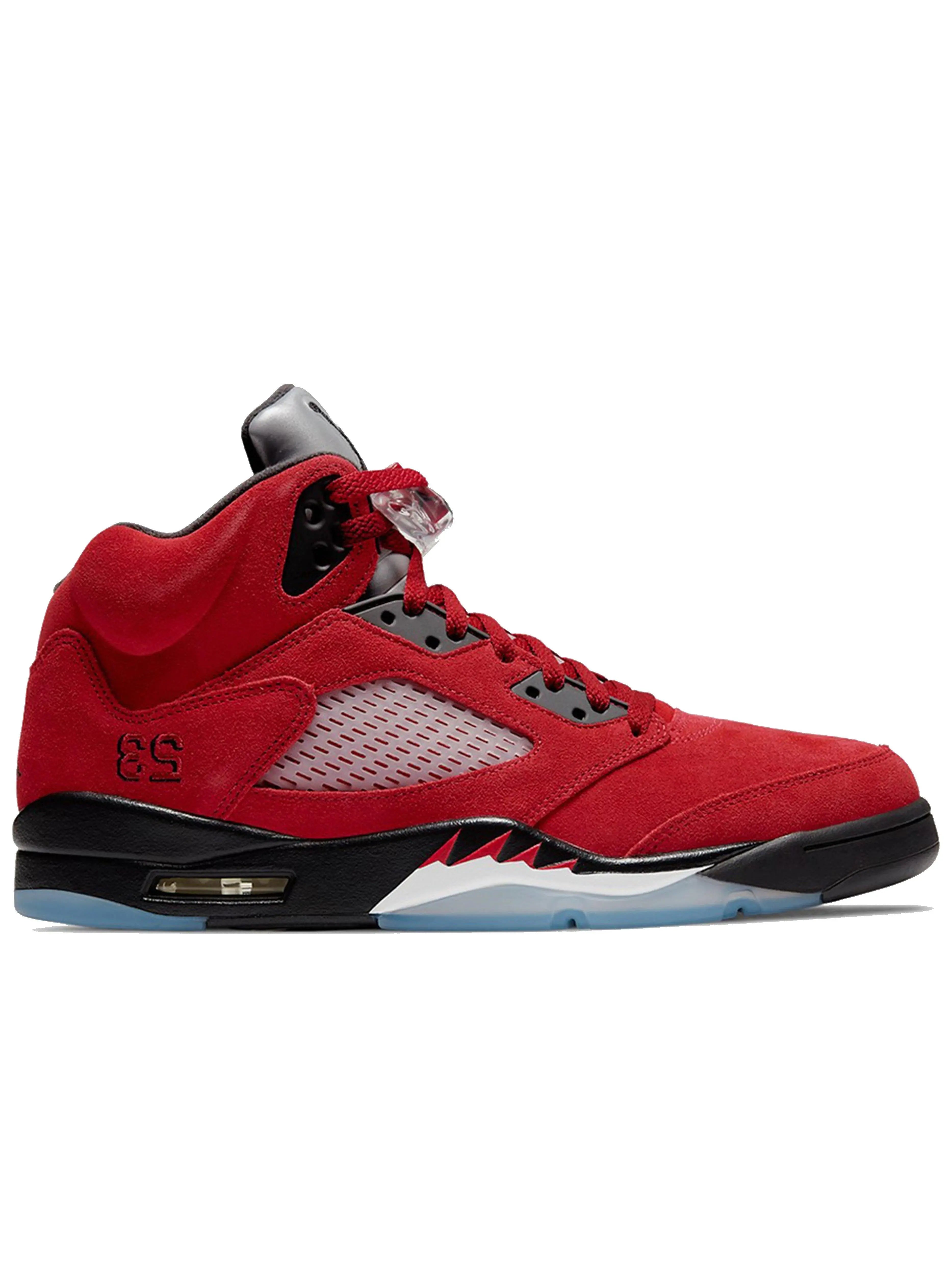 Jordan 5 raging bull red 2025 suede