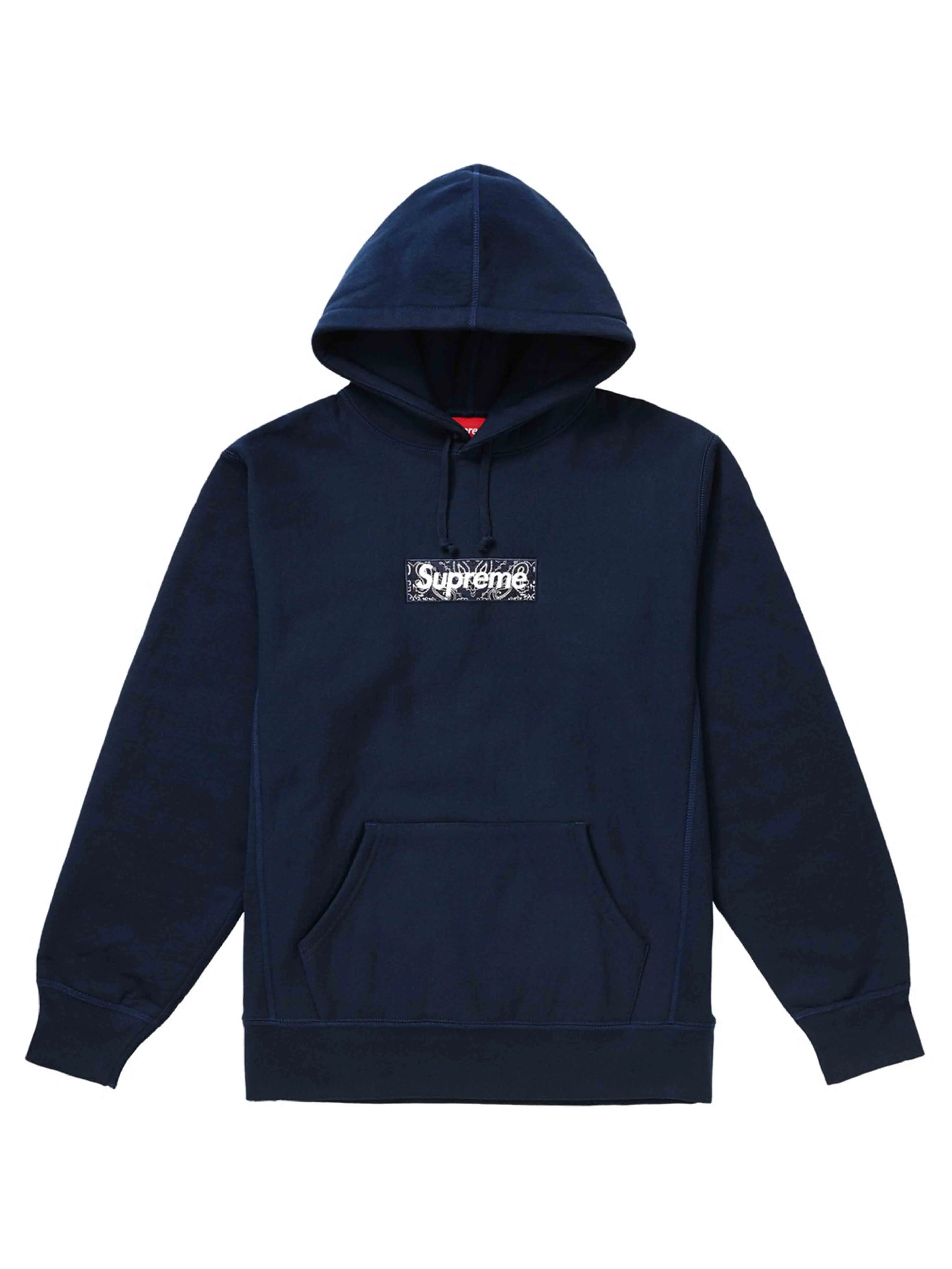 Supreme blue bandana box logo hoodie new arrivals