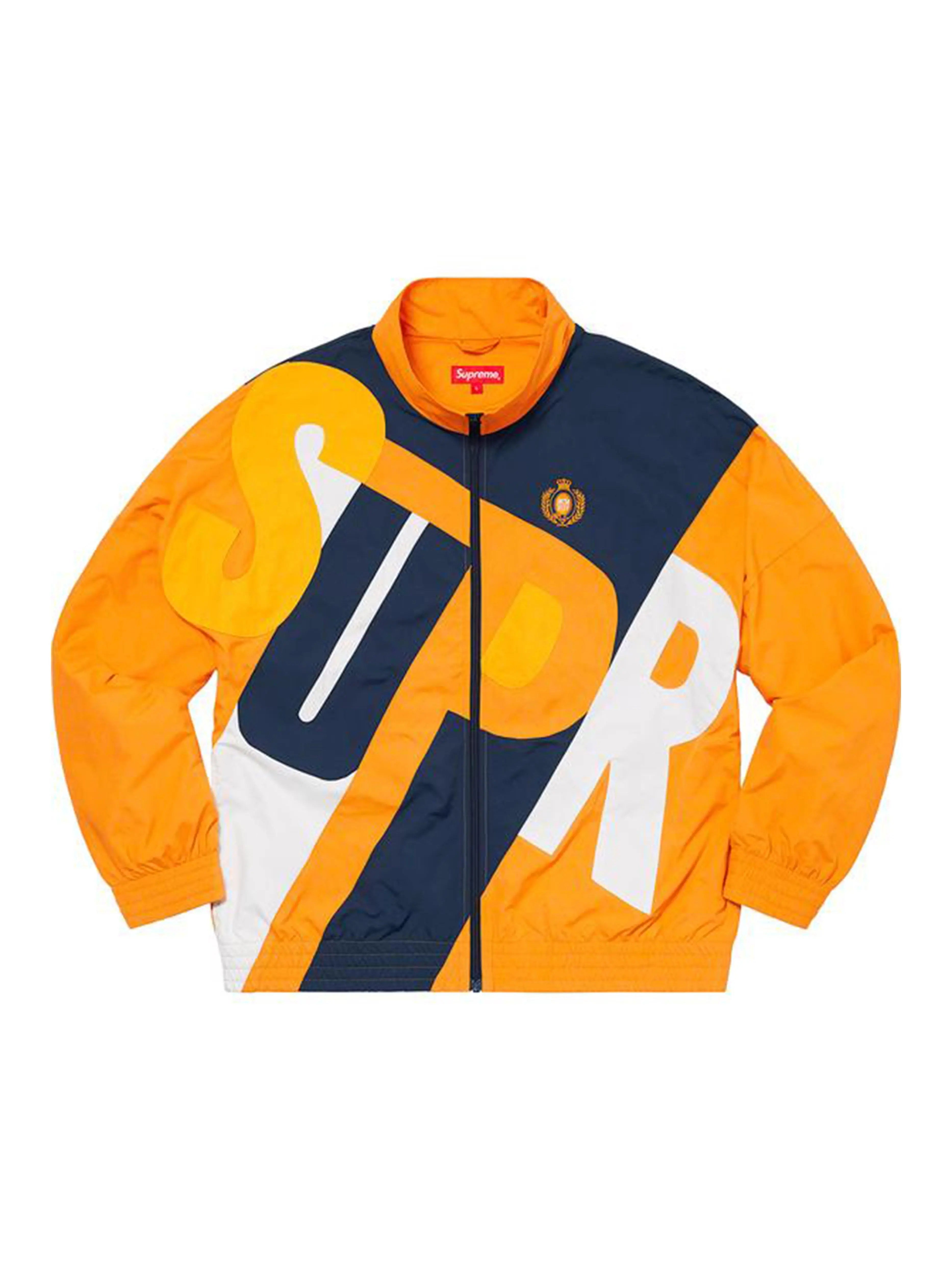 Supreme big letter track jacket deals