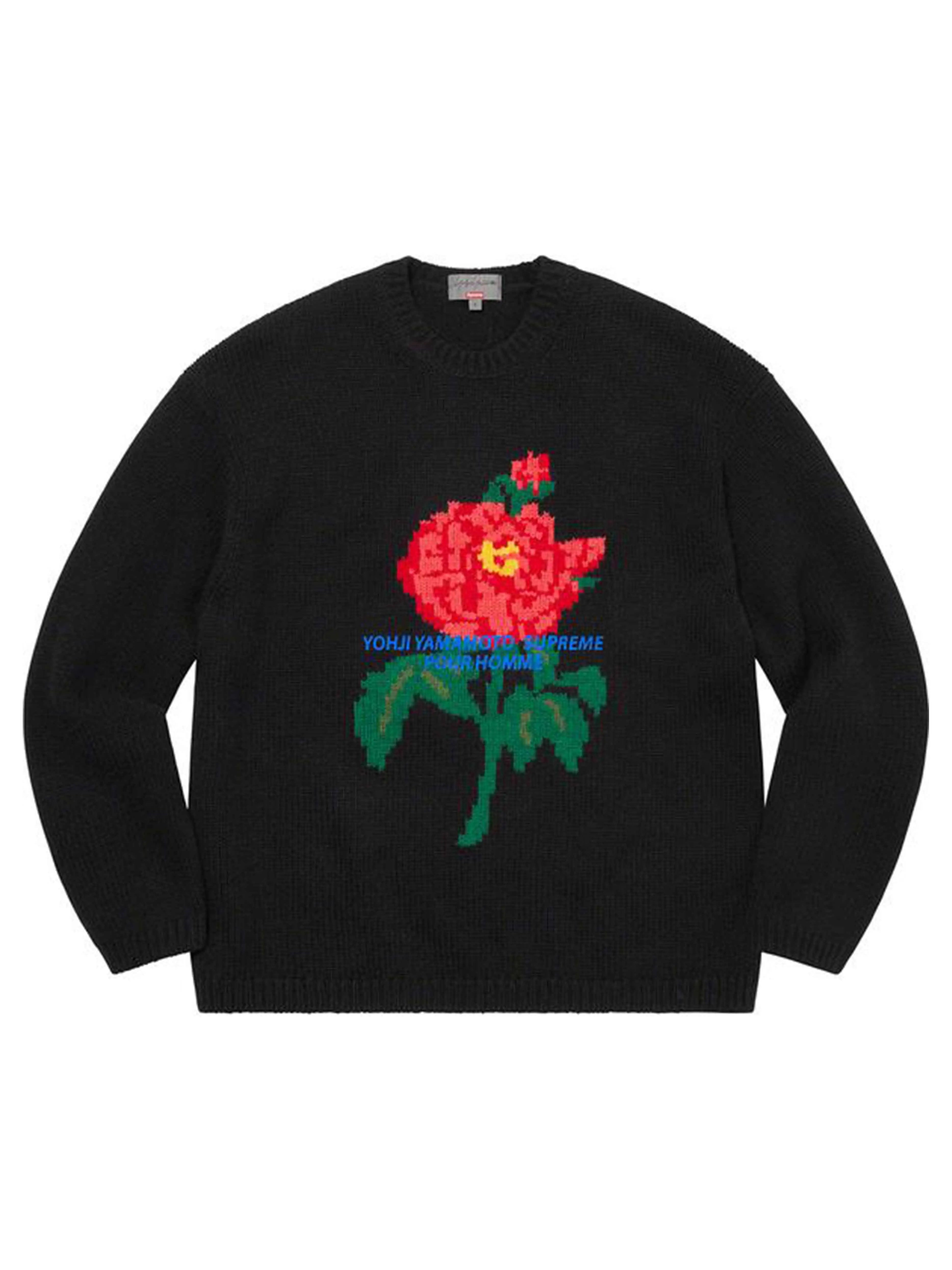 Supreme Yohji Yamamoto Sweater Black FW20 Streetwear Auckland Prior