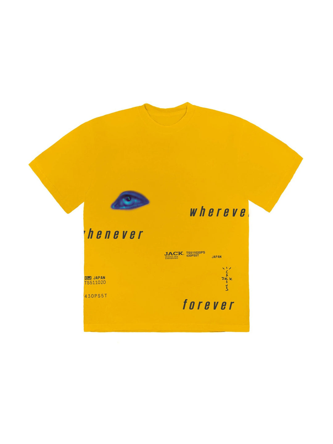Travis Scott Digital Eye Tee Gold Prior
