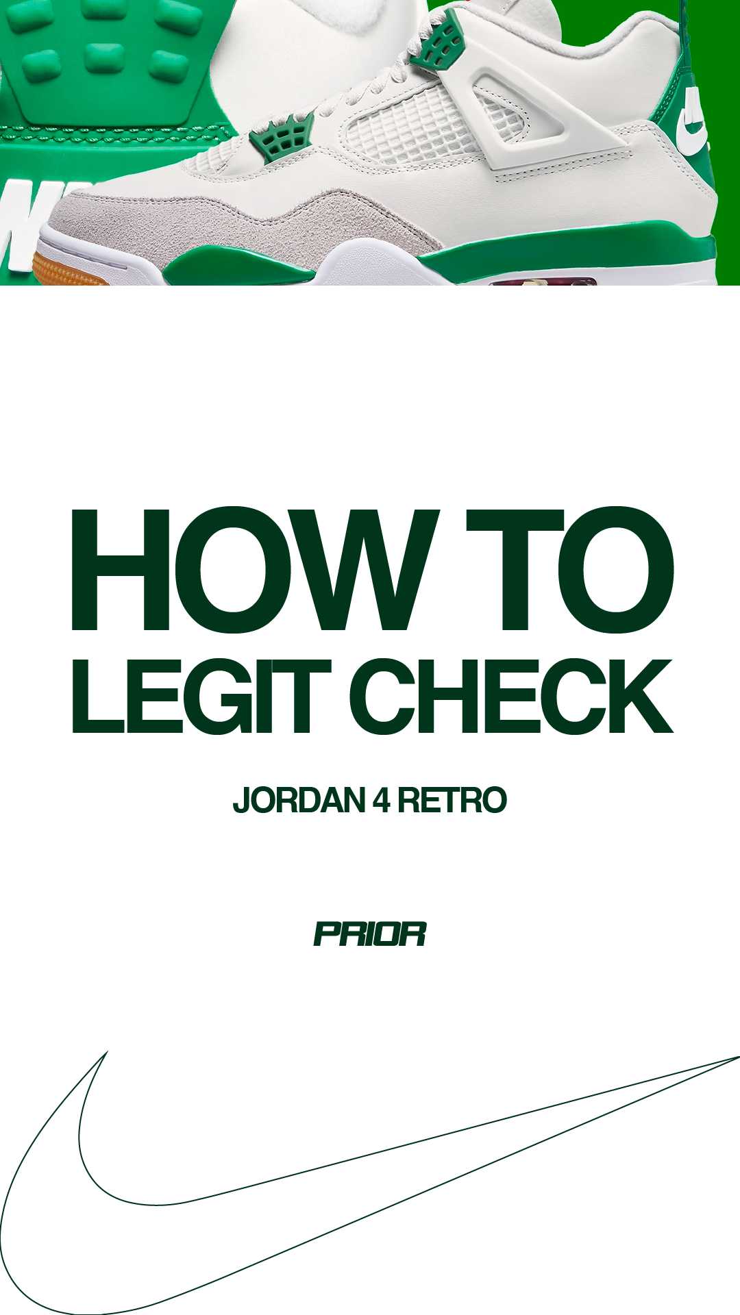 How to legit check the new Nike Air Jordan 4 Retro SB Pine Green in 60 seconds