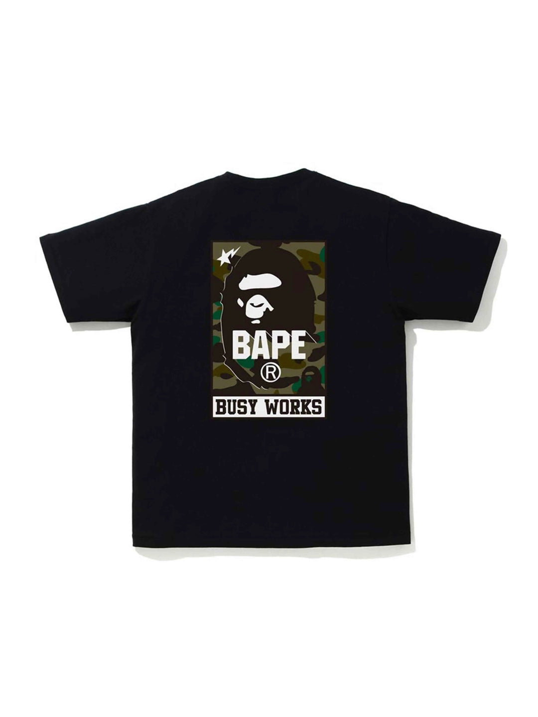 A Bathing Ape 1st Camo Busy Works T-shirt Black/Green Prior