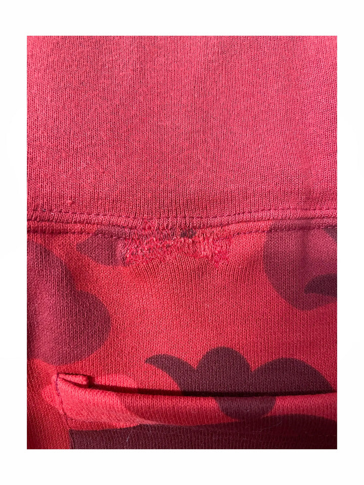 A Bathing Ape Colour Camo Shark Sweat Shorts Red (FLAWED) in Auckland, New Zealand - Shop name