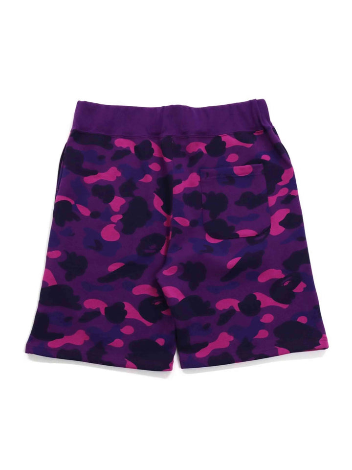 A Bathing Ape Colour Camo Sweat Shorts Purple Prior