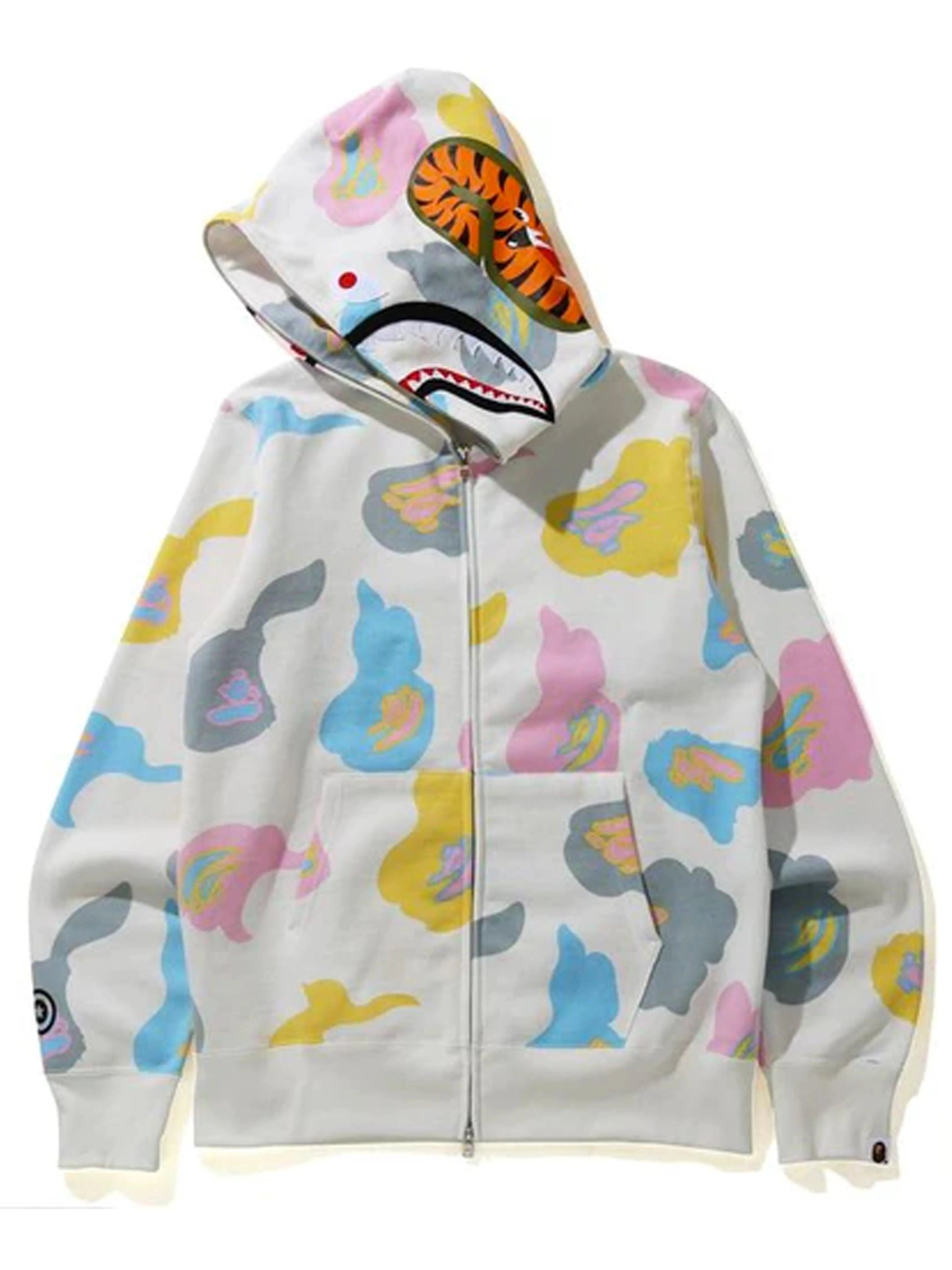 Off white shark hoodie outlet