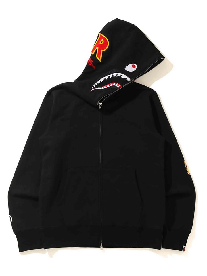 A Bathing Ape Full Zip Hoodie Black [SS21] Prior