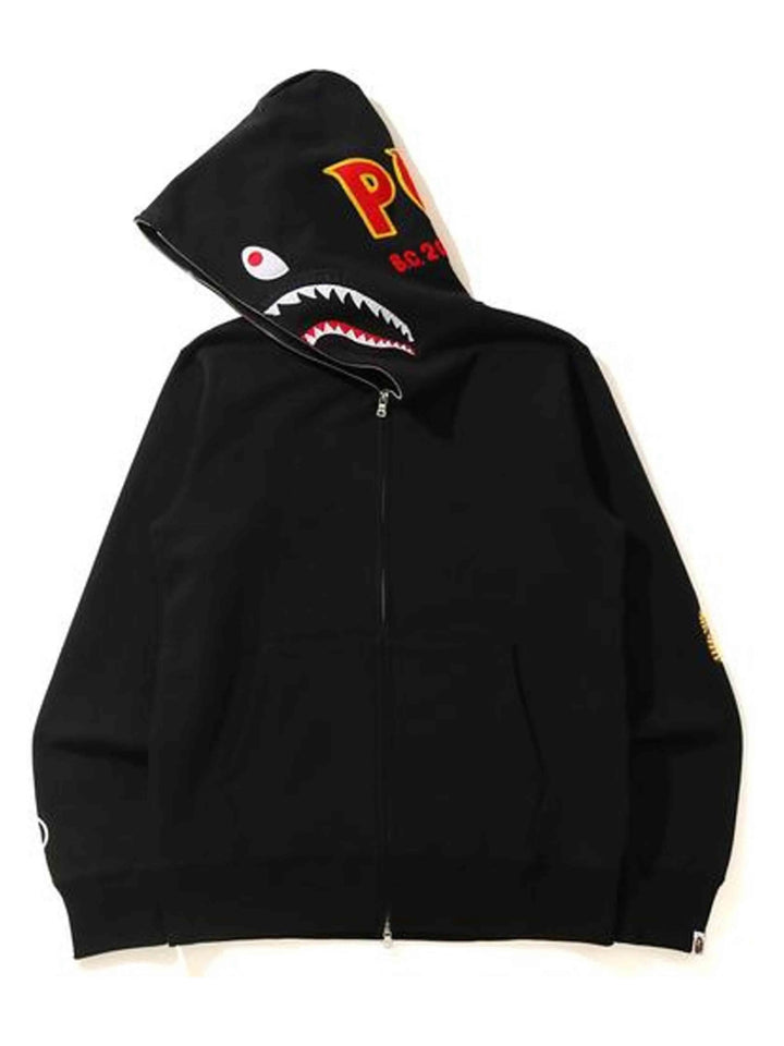 A Bathing Ape Full Zip Hoodie Black [SS21] Prior