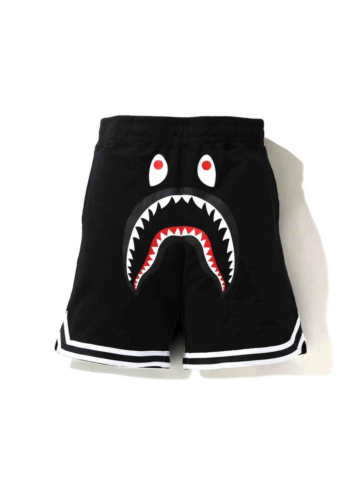 A Bathing Ape Shark Basketball Sweat Shorts Black Prior