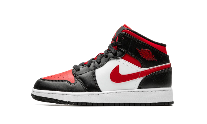 Air Jordan 1 Mid Black Fire Red (GS) in Auckland, New Zealand - Shop name