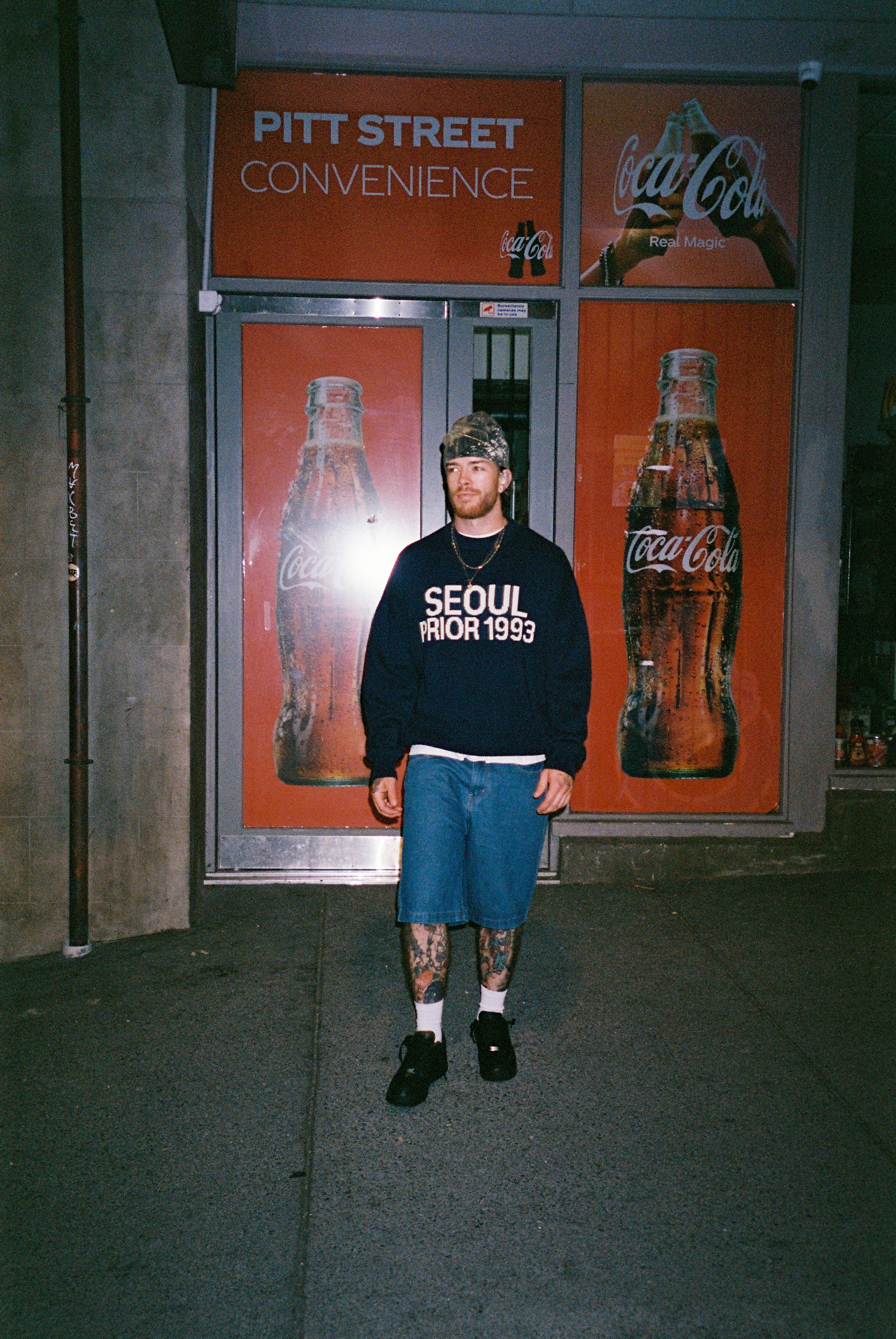 Prior Seoul Collection Organic Knitted Sweater Navy