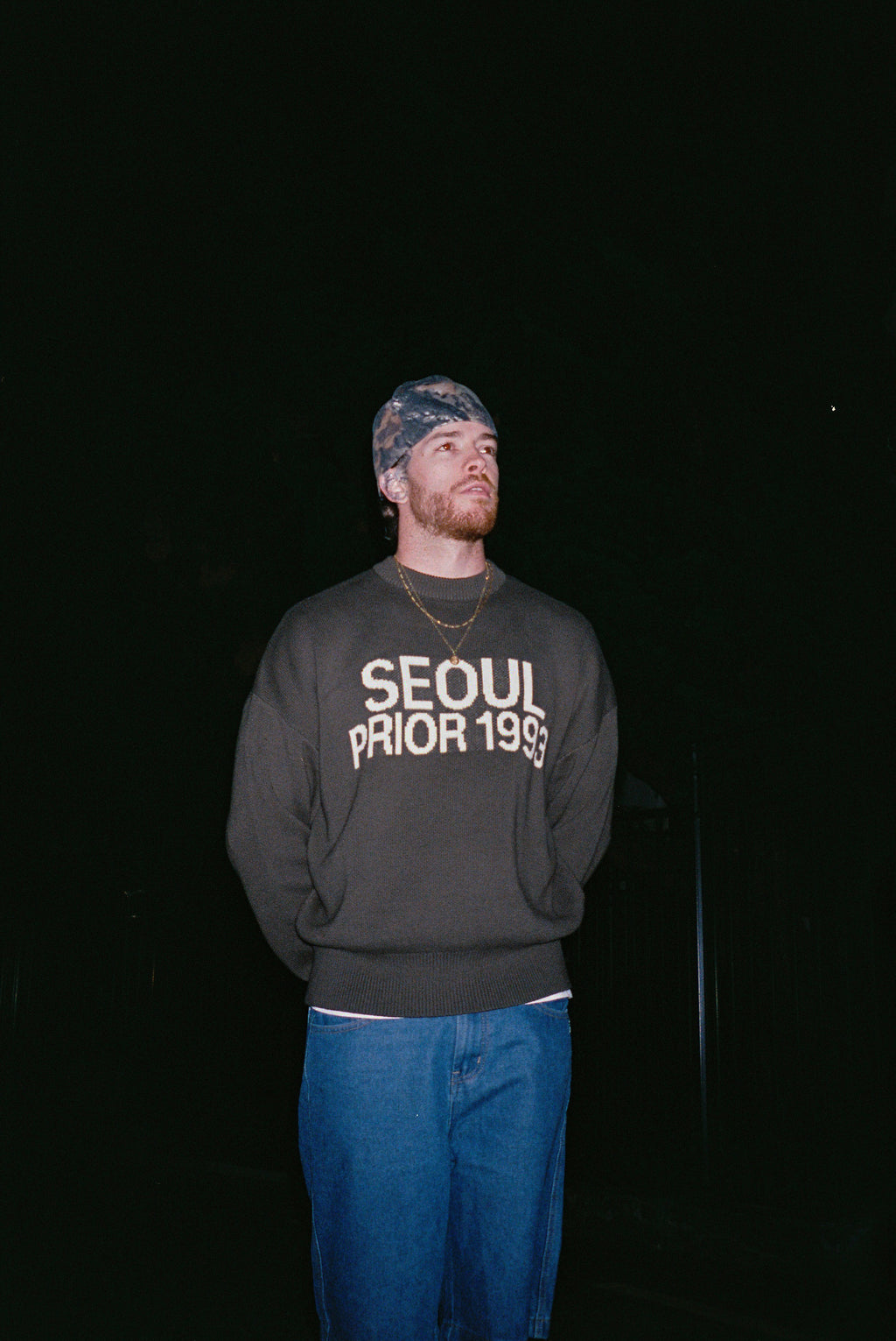 Prior Seoul Collection Organic Knitted Sweater Olive