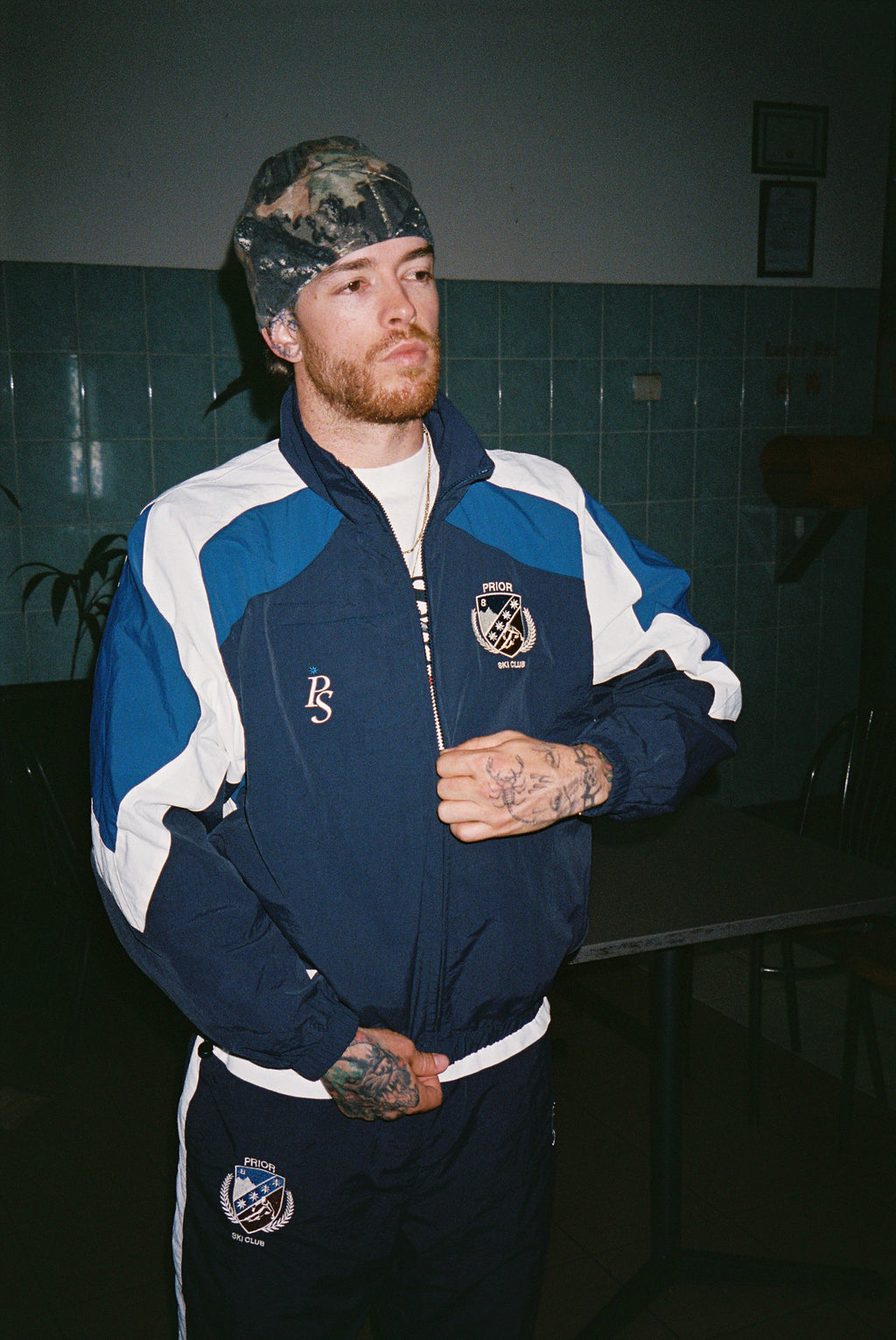 Prior Ski Collection Nylon Track Jacket