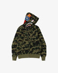 BAPE 1st Camo Shark Full Zip Hoodie Green in Auckland, New Zealand - Shop name