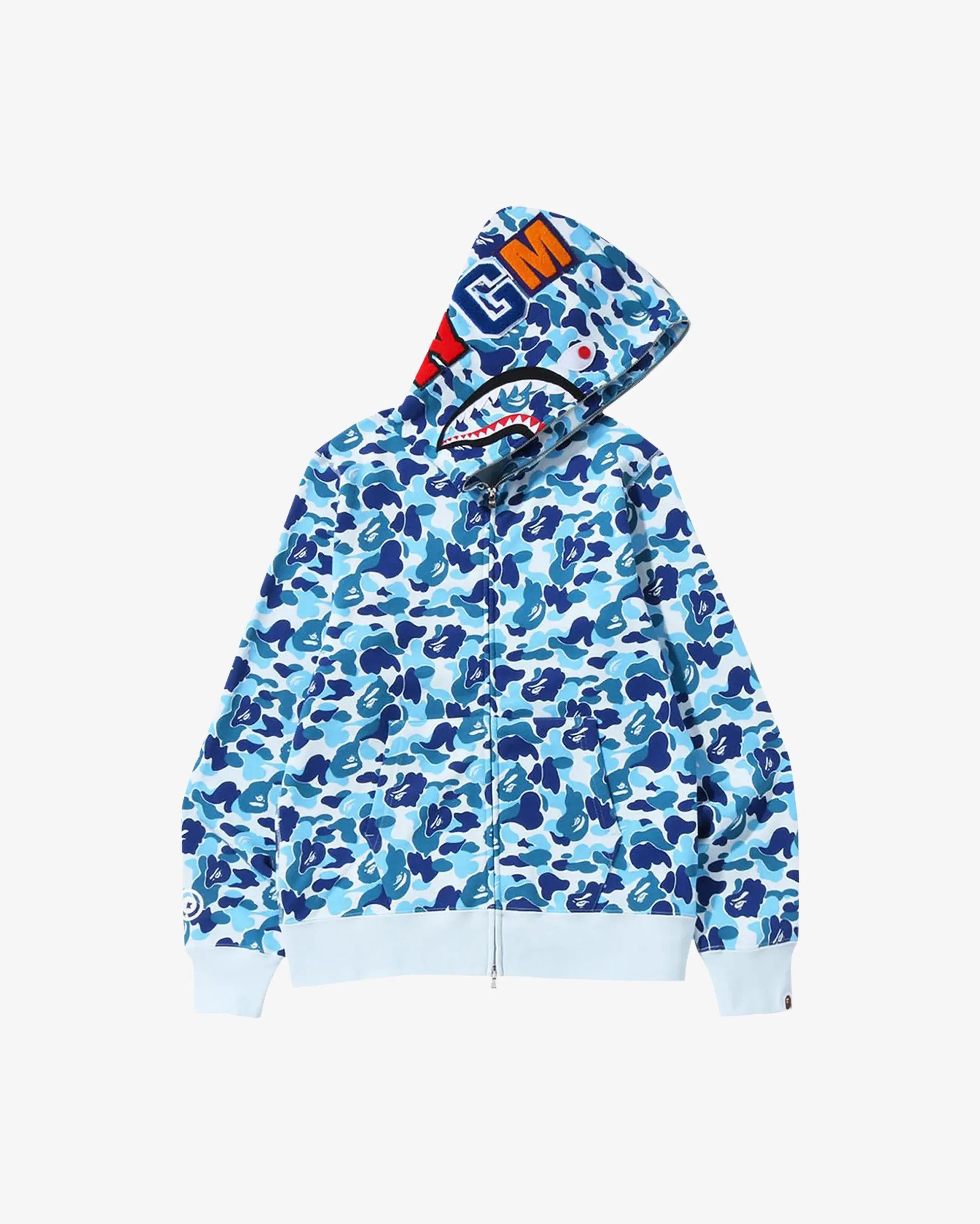 BAPE ABC Camo Shark Full Zip Hoodie Blue in Auckland, New Zealand - Shop name