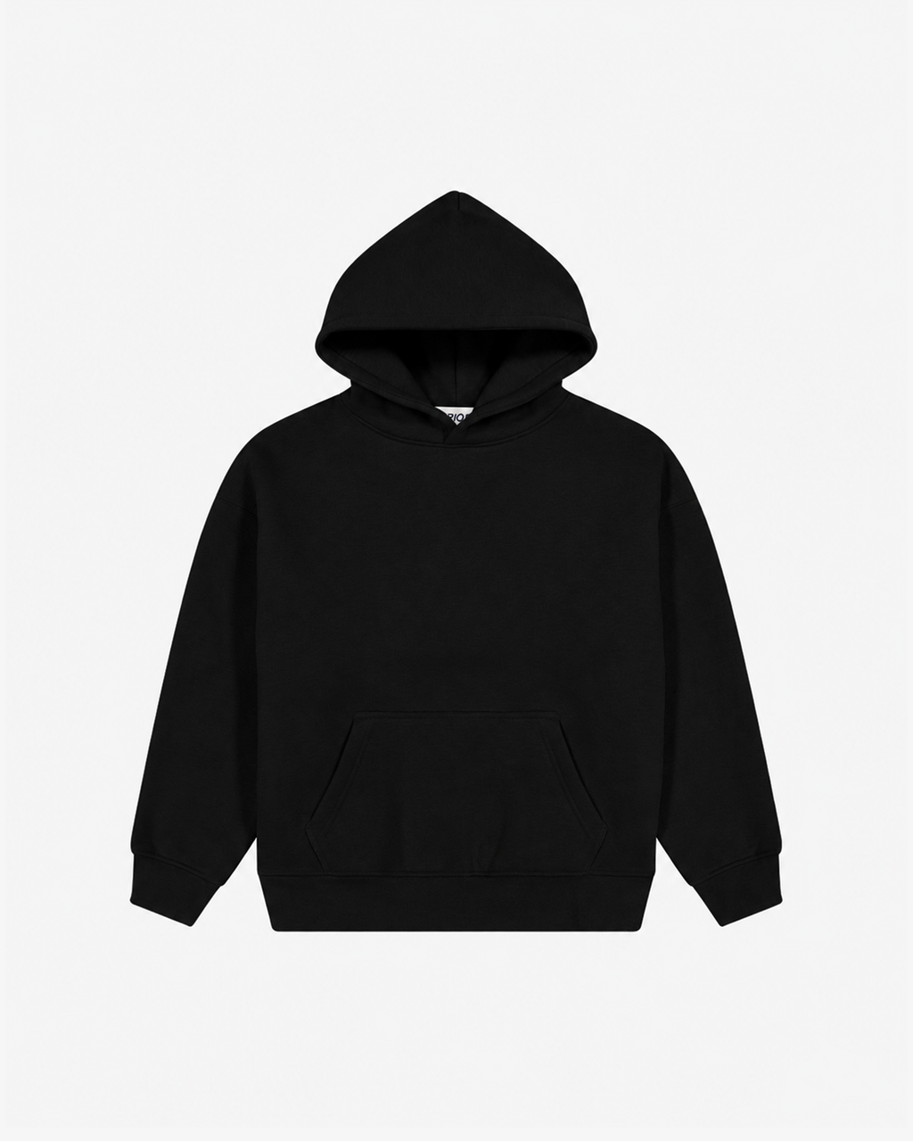 Panelled Hoodie Ater