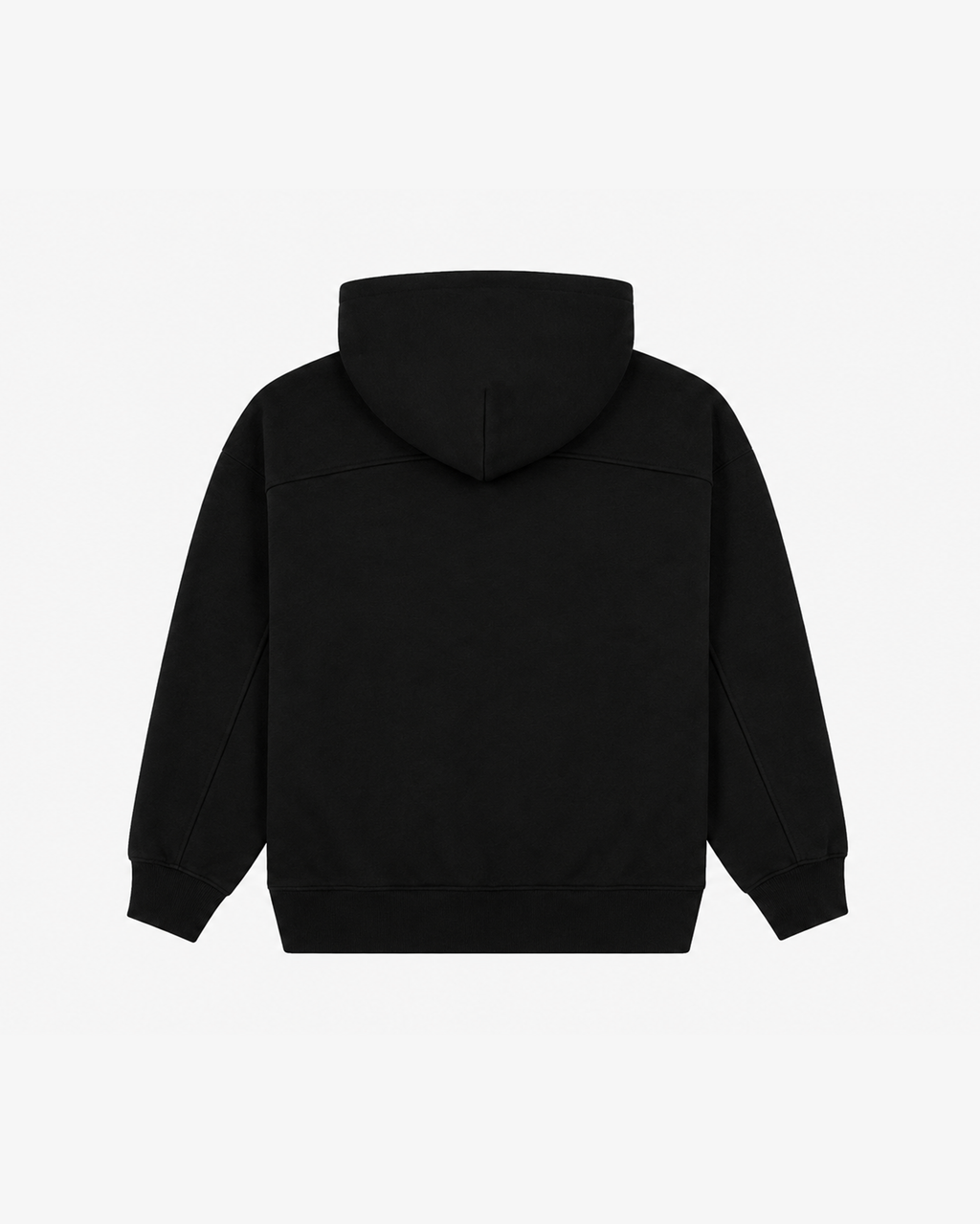 Panelled Hoodie Ater