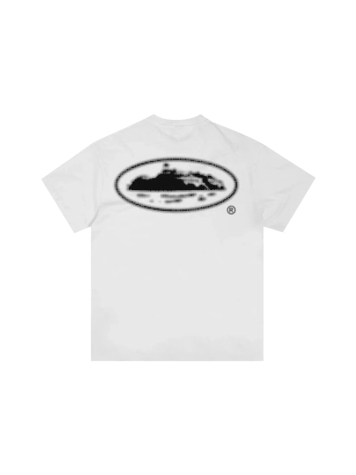Corteiz Halftone Island Tee White/Black in Auckland, New Zealand - Shop name