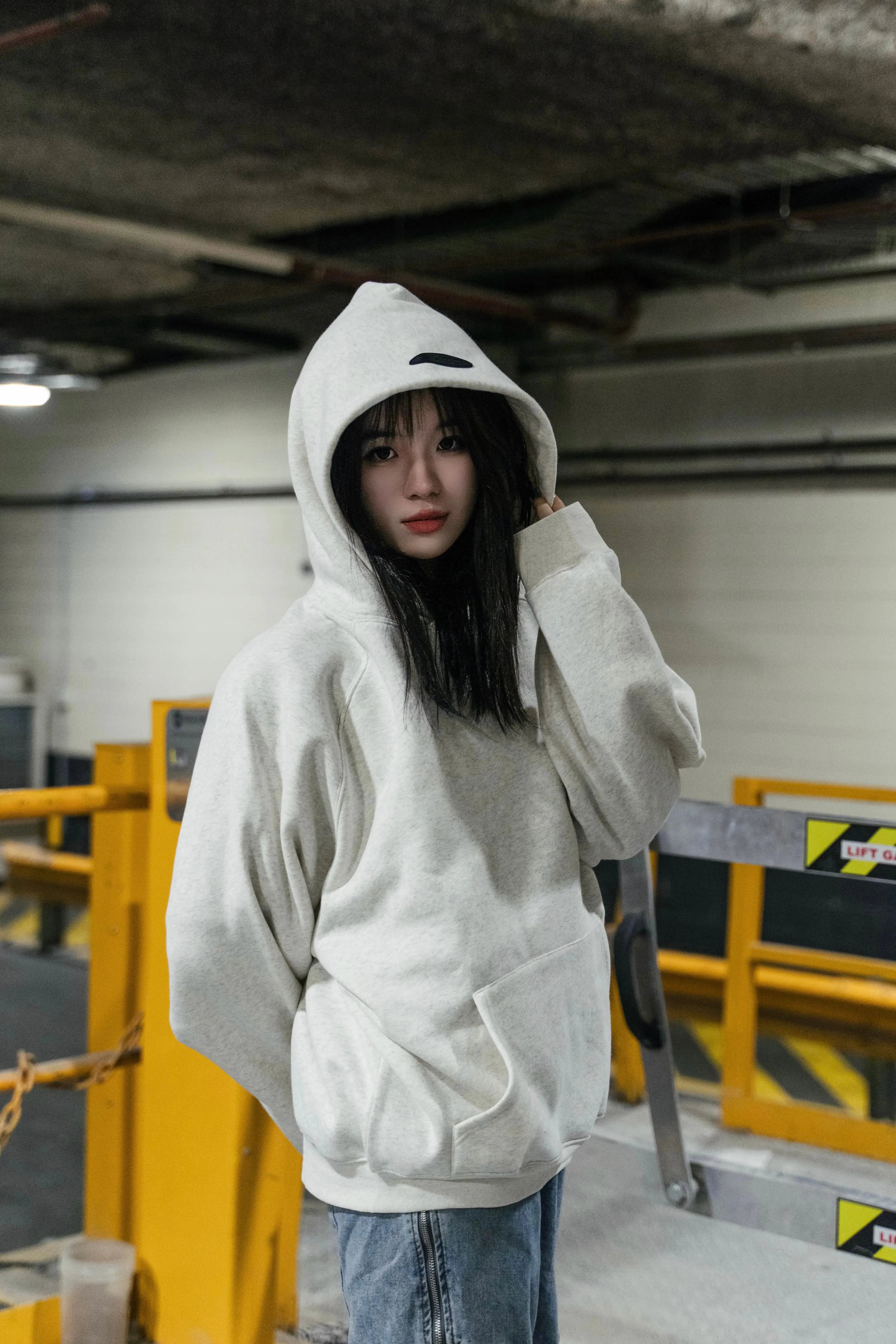 Gray Raglan Essential CORE Essentials Raglan Sleeve Hoodie Ecru Grey - Prior | Auckland, New