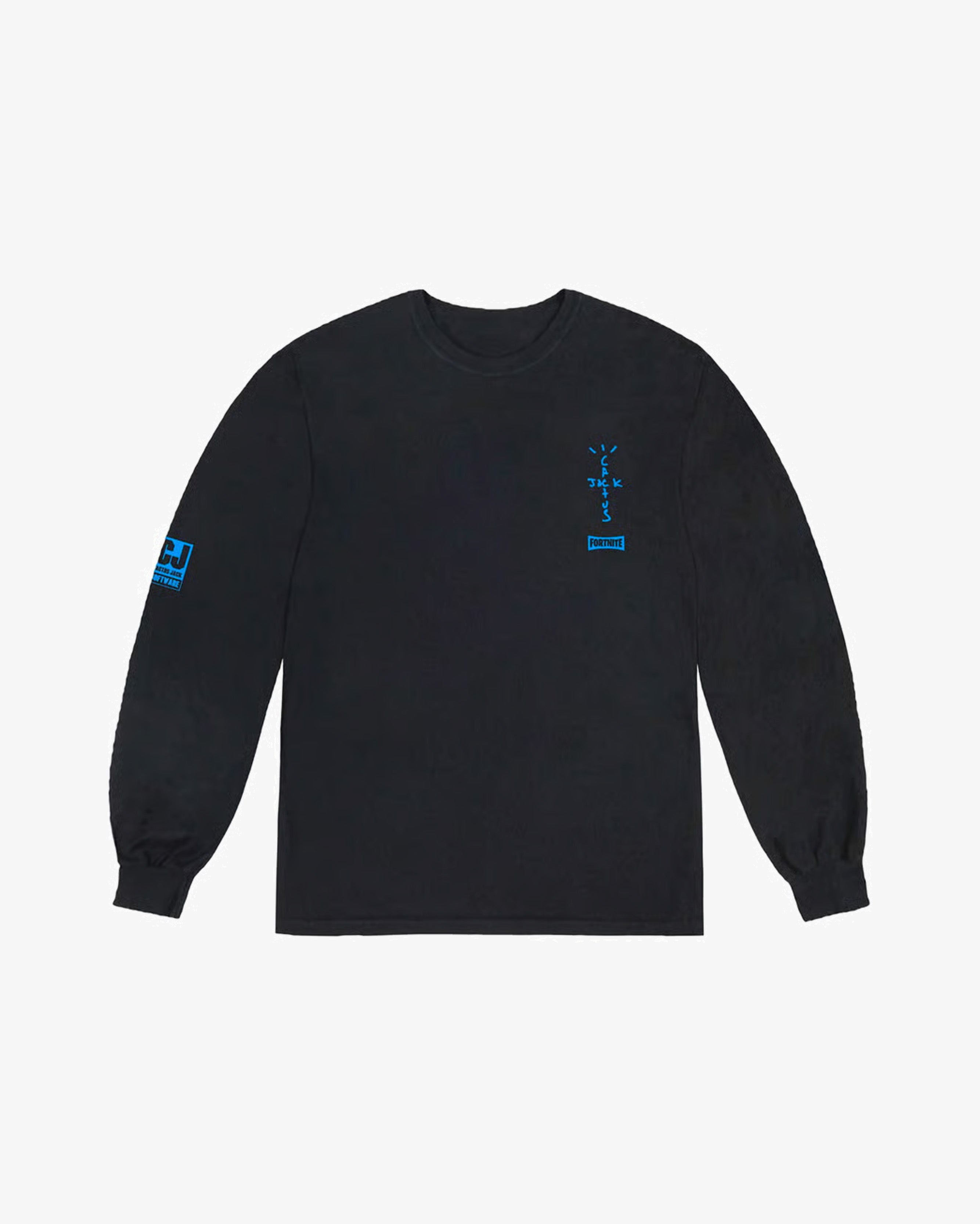 Cactus Jack by Travis Scott CJ Portal Long-Sleeve T-Shirt Black