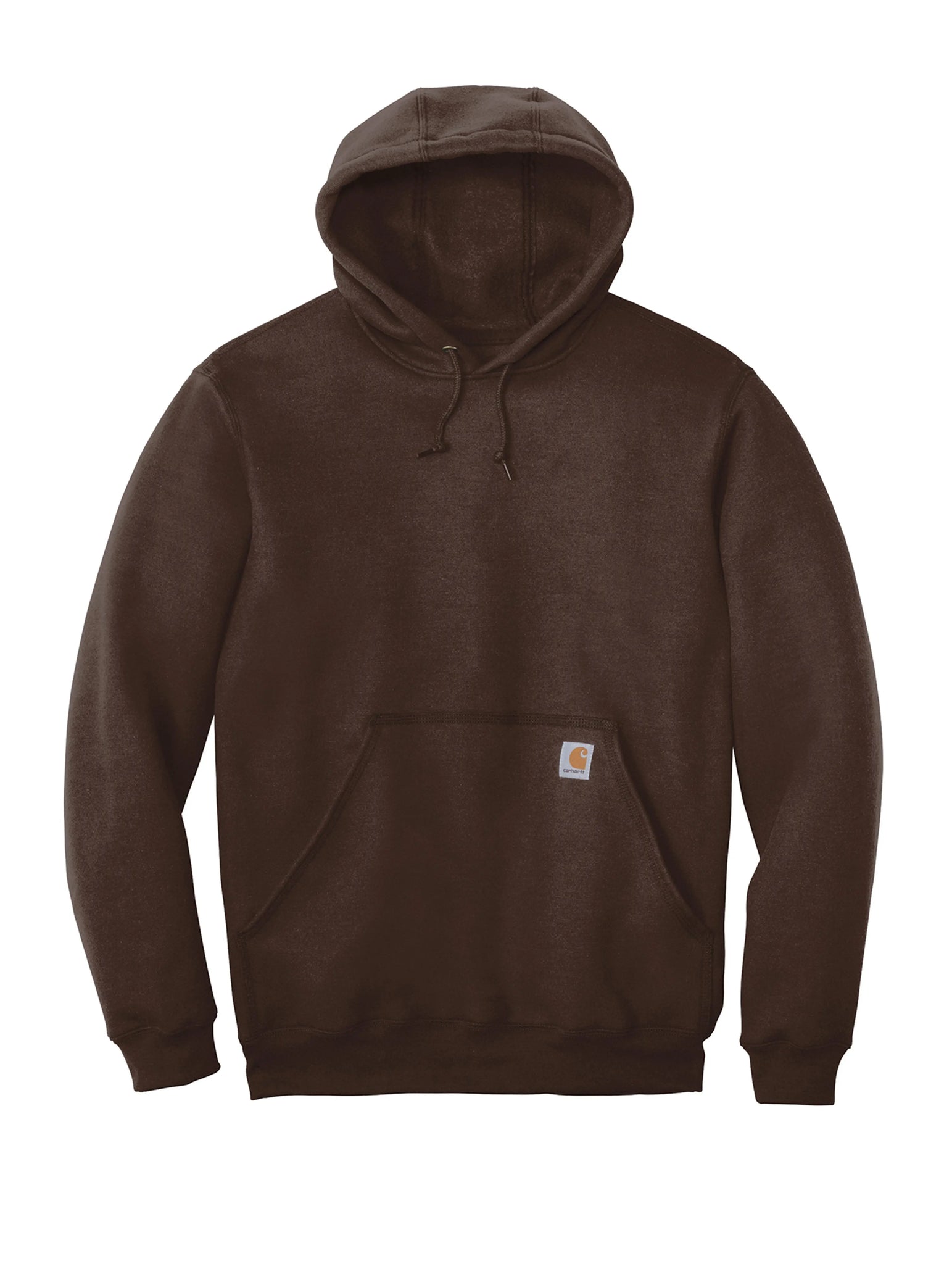 Carhartt Mid Weight Logo Hoodie Dark Brown Prior