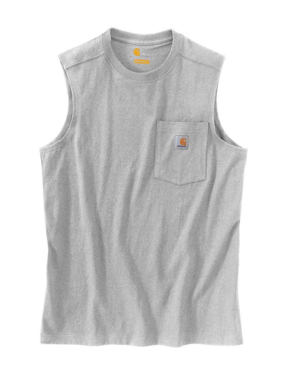 Carhartt Sleeveless Pocket Tee Heather Grey Prior