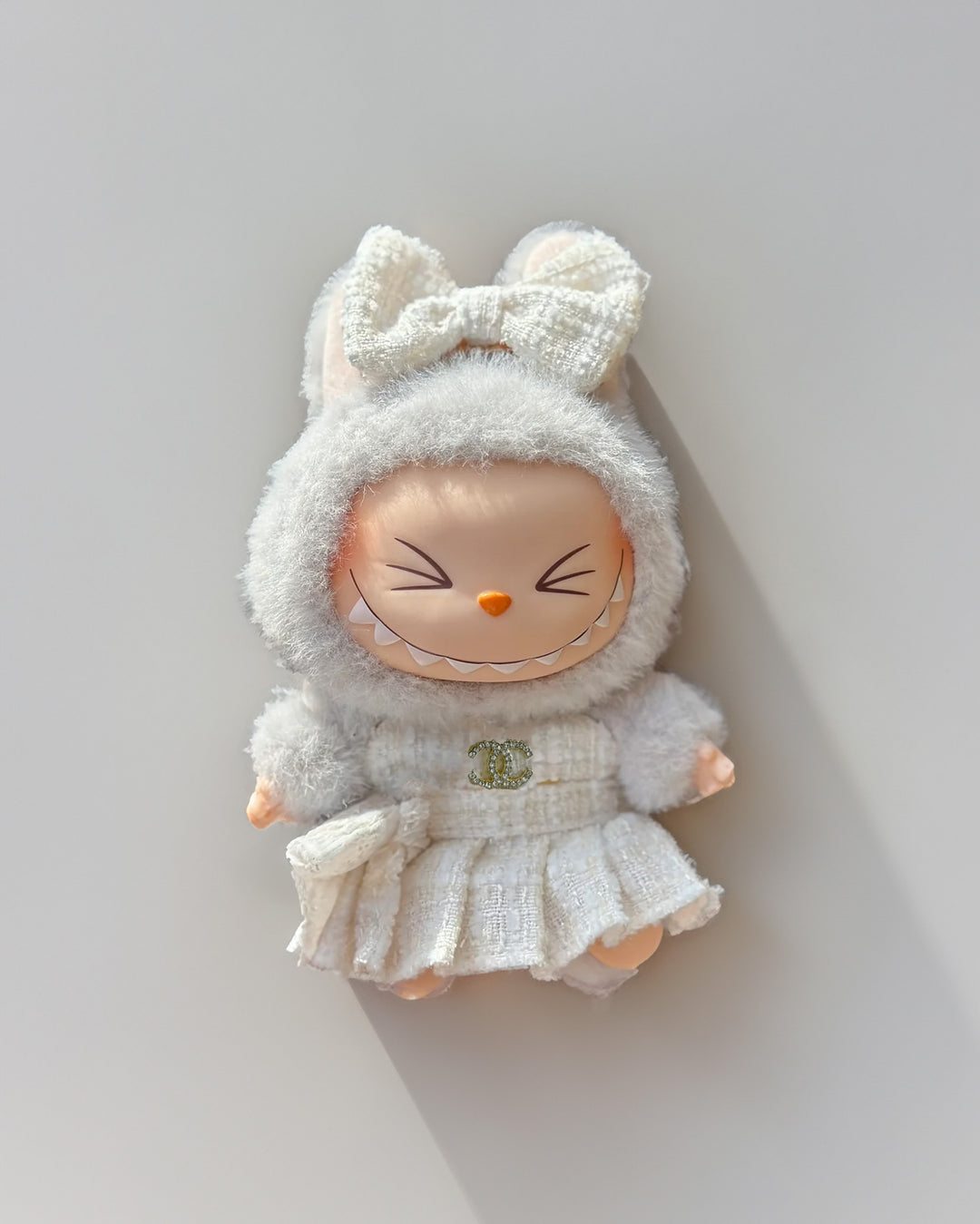 Labubu Chanel Inspired Outfit White (Outfit Only)