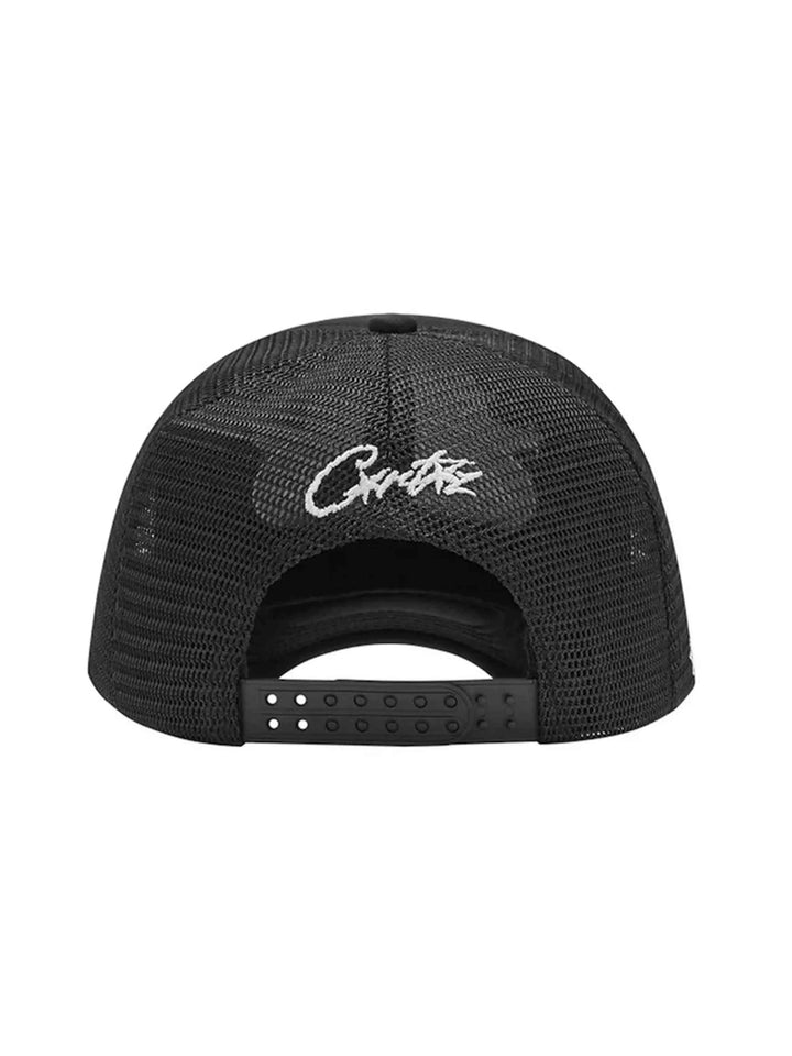 Corteiz 5 Starz Alcatraz Trucker Black - Prior