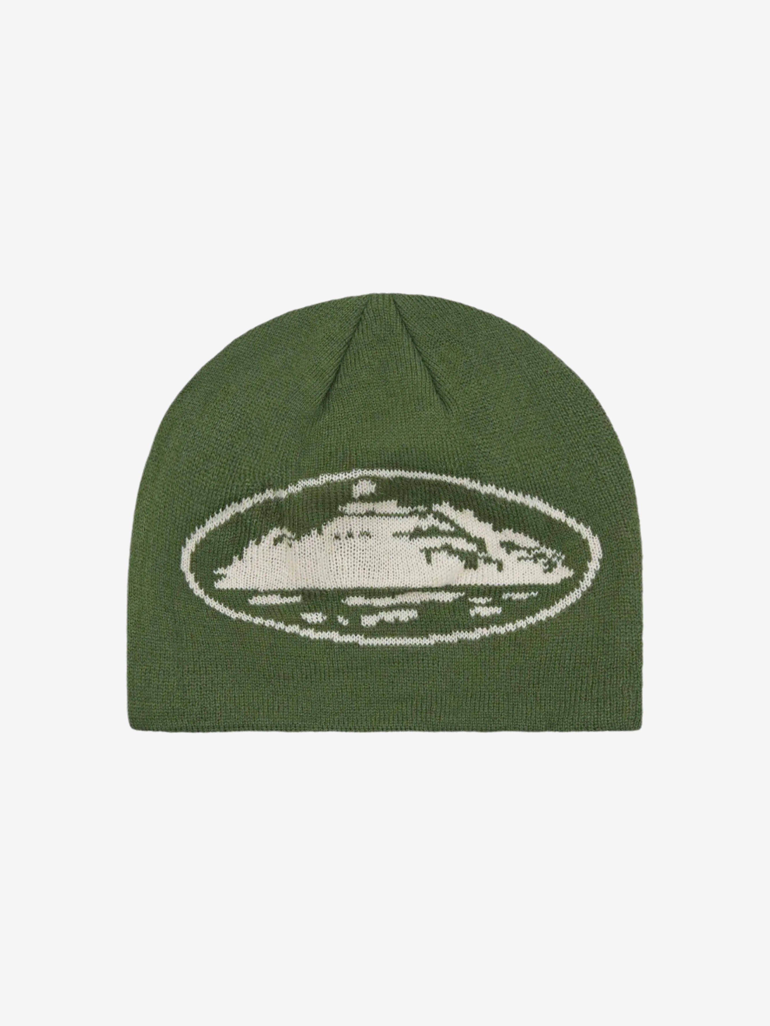 Corteiz Alcatraz Skully Forest Green & Cream in Auckland, New Zealand - Shop name