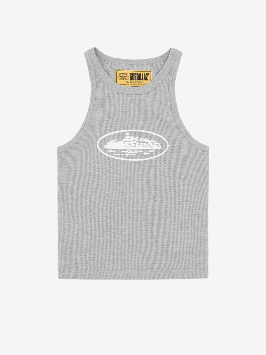 Corteiz Alcatraz Tank Top 'Heather Grey' in Auckland, New Zealand - Shop name