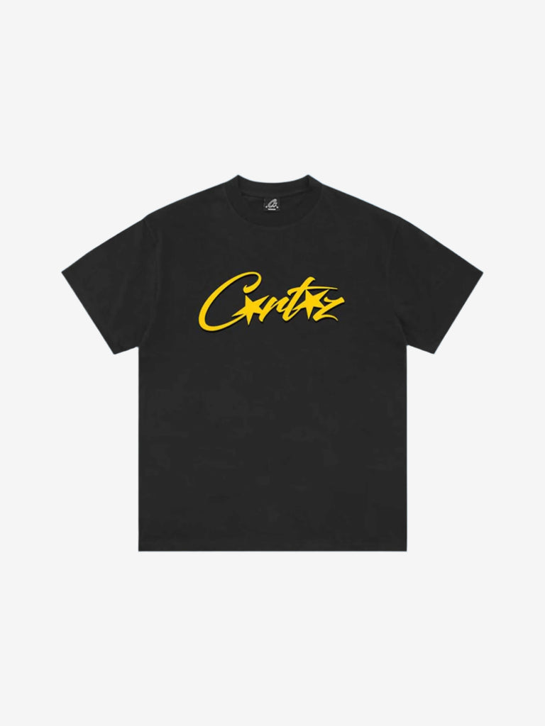 Corteiz Allstarz Tee Black Yellow - Prior | Auckland, New