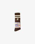 Corteiz Patch Socks Brown in Auckland, New Zealand - Shop name