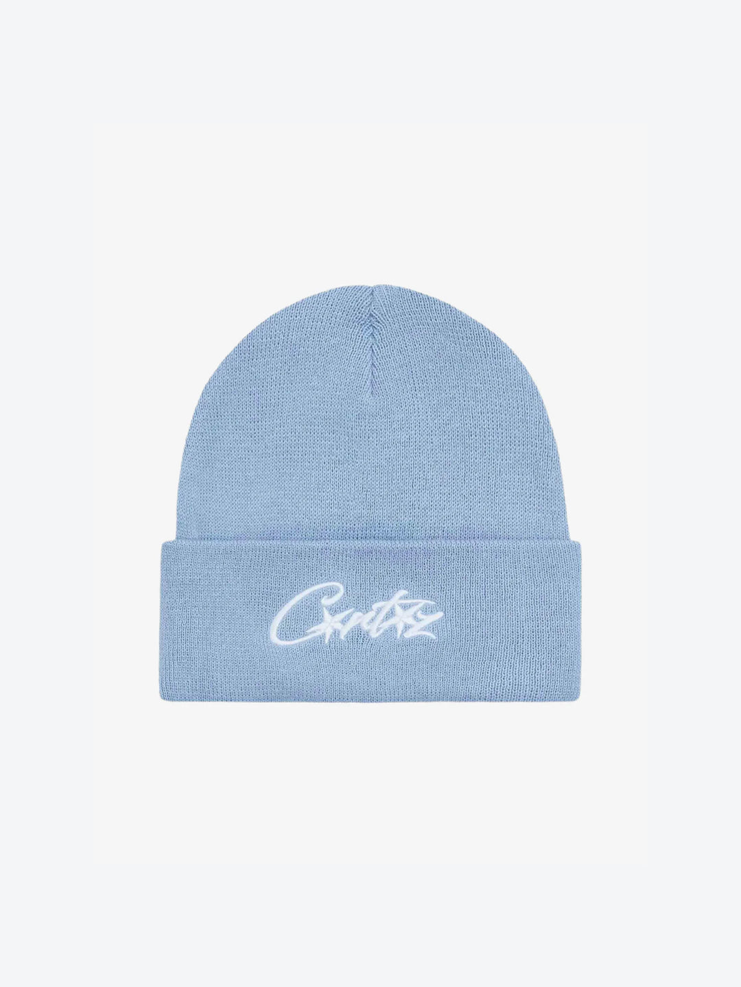 Corteiz Allstarz Folded Beanie Baby Blue