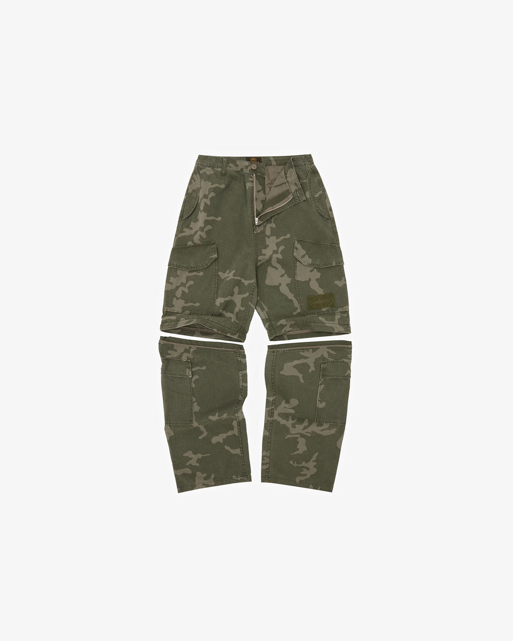Corteiz Guerillaz Convertible Pant Green Camo