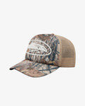 Corteiz Island Puff Print Trucker Hat Forest Camo