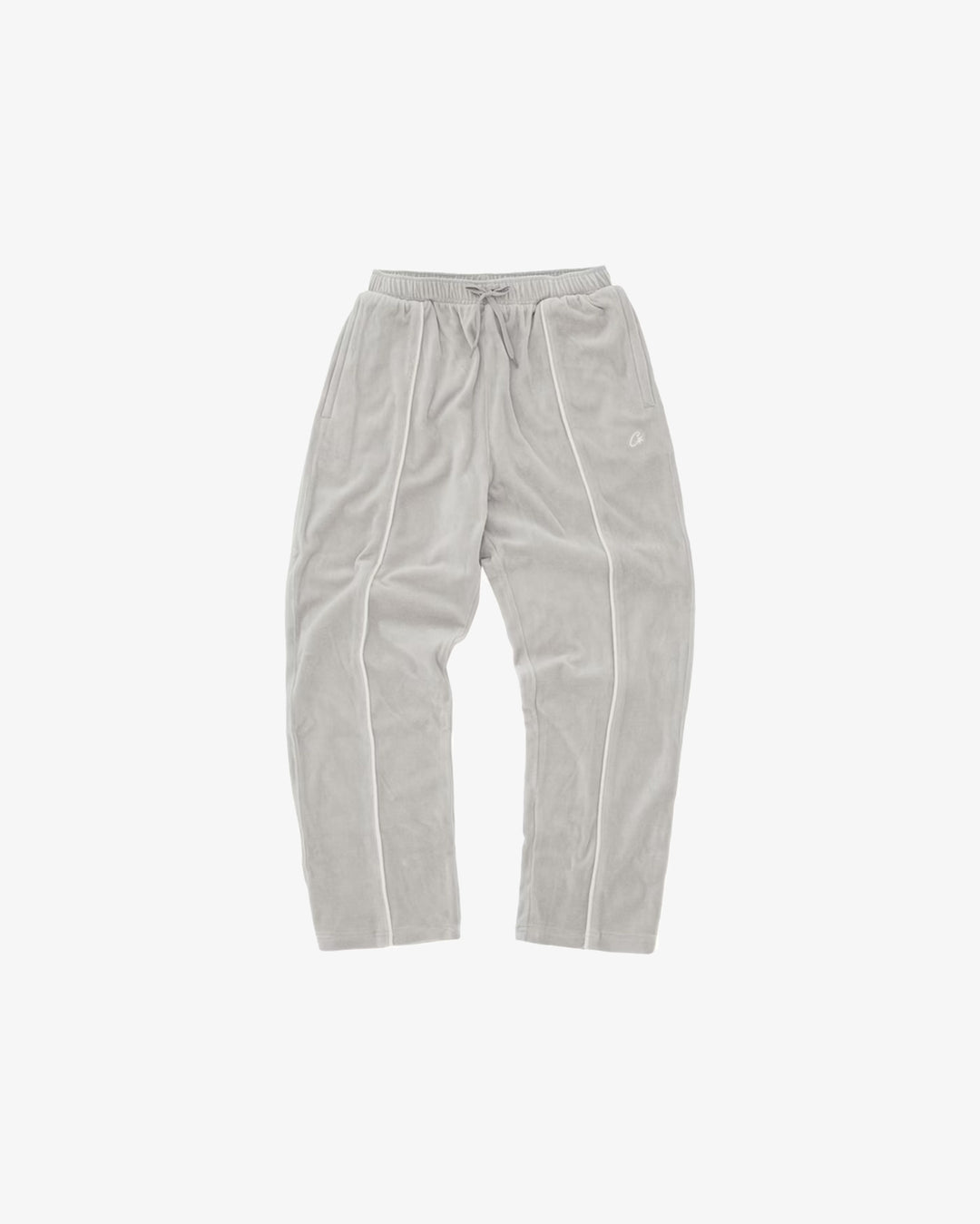 Corteiz VVS Uptown Velour Track Pants Grey