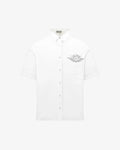 Dior Jordan Short Sleeve Button Up Shirt White