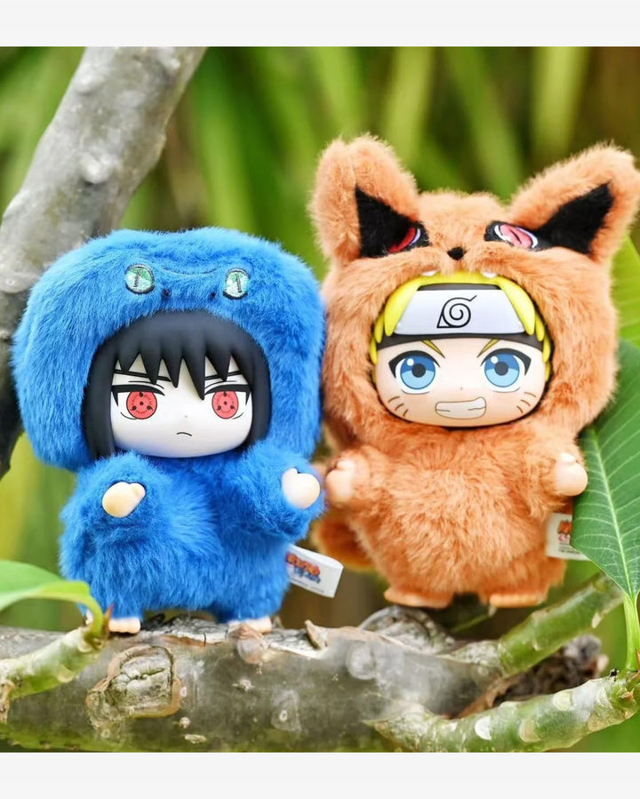 EAKI Naruto Beast Party Plush Keychains Blind Box