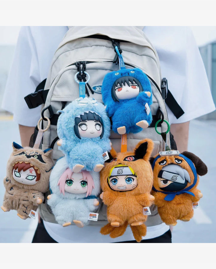 EAKI Naruto Beast Party Plush Keychains Blind Box