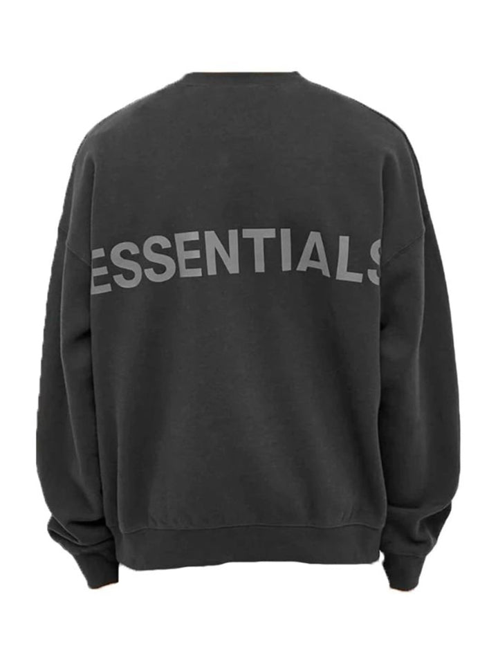 Fear Of God Essentials 3M Reflective Logo Crewneck Black [FW19] Prior